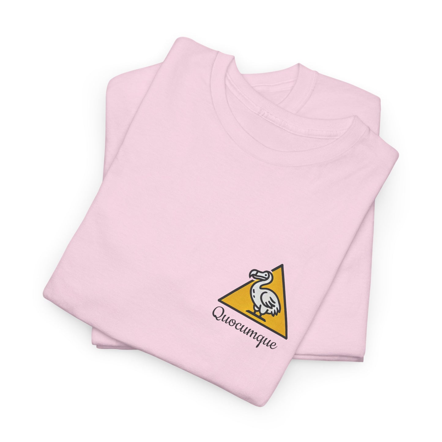 T-shirt Quocumque, "Dodo", Île de La Réunion, Poissons, Confort Coton, Elégant, Souvenir Unique, Cadeau, Unisexe, Esprit Voyageur, Créole, Bourbon