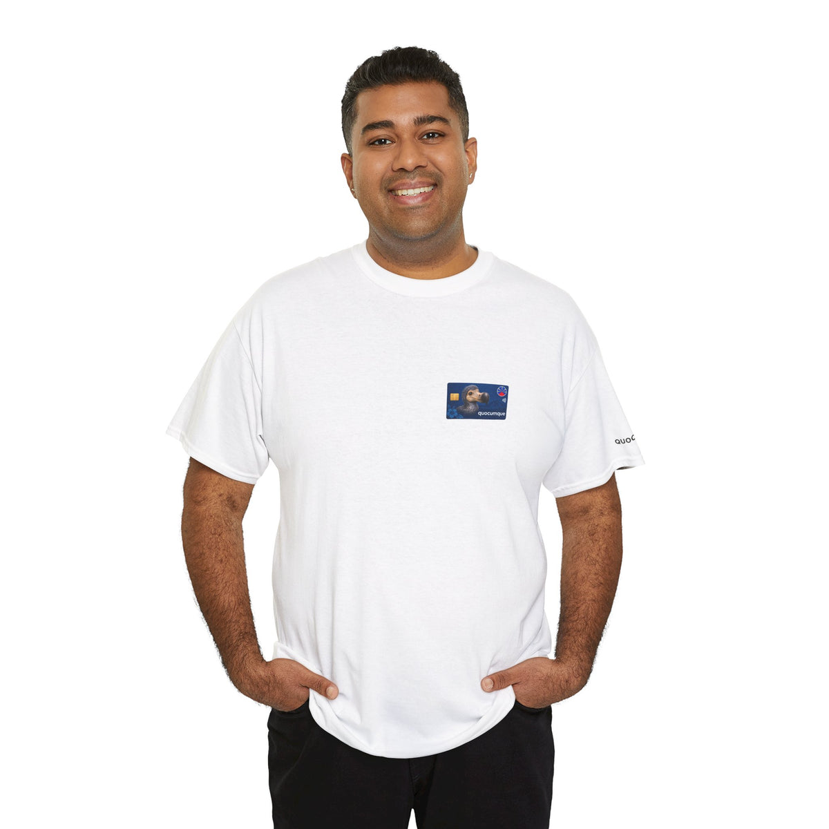 T-shirt "Carte Quocumque", Exotisme, Destination Île de La Réunion, Confort Coton, Sobre, Elégant, Souvenir Unique, Cadeau, Unisexe, Esprit Voyageur