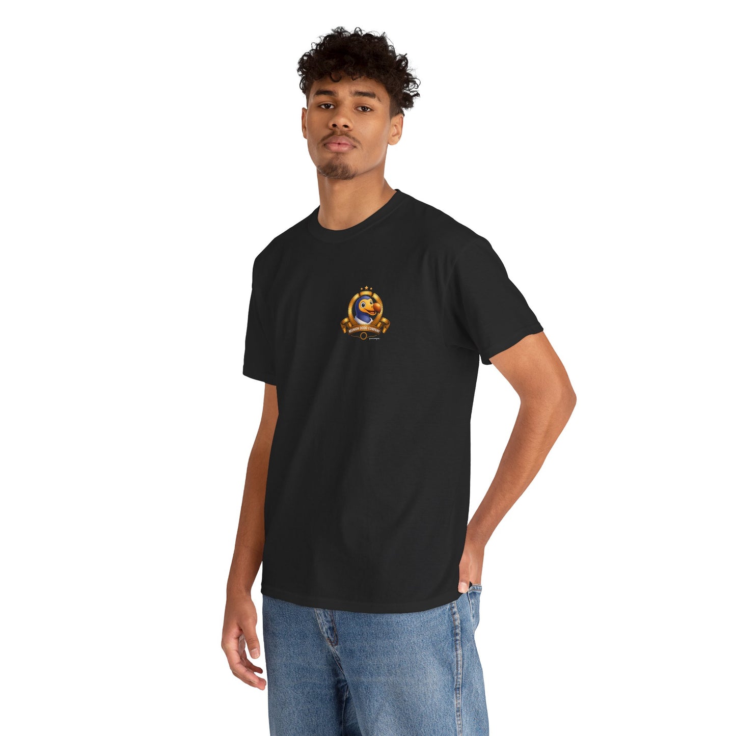 T-shirt Quocumque, " Dodo Cinéma", Discret, Île de La Réunion, Confort Coton, Elégant, Souvenir Unique, Cadeau, Unisexe, Esprit Voyageur, Créole, Bourbon