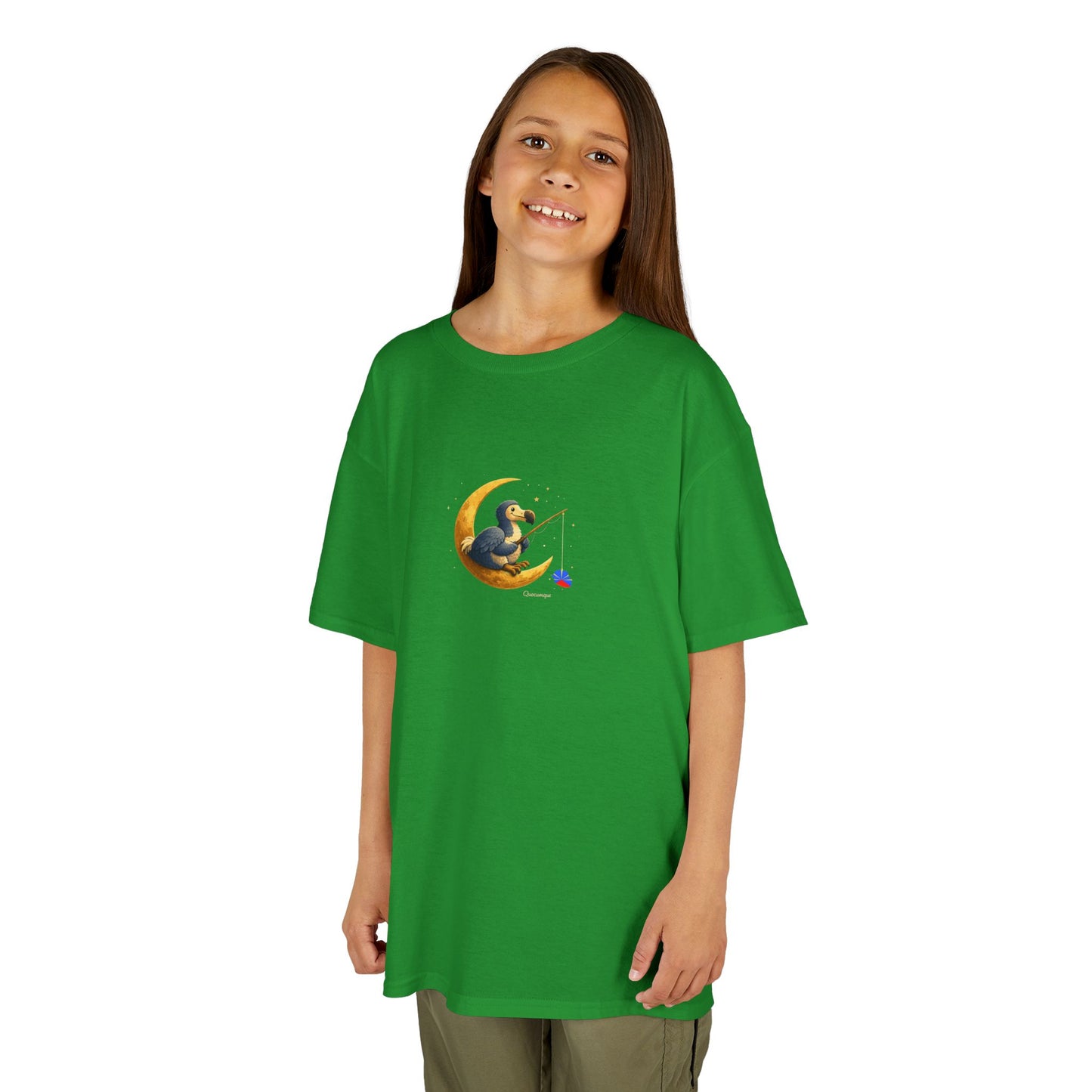 T-shirt " Dodo Lune ", Pour Marmailles, Douceur Coton, Pour les enfants de 5-6 ans( Taille XS), Pour les 7-8 ans( taille S), Pour les 9-10 ans( taille M), Pour les 11-12 ans( taille L), Pour...