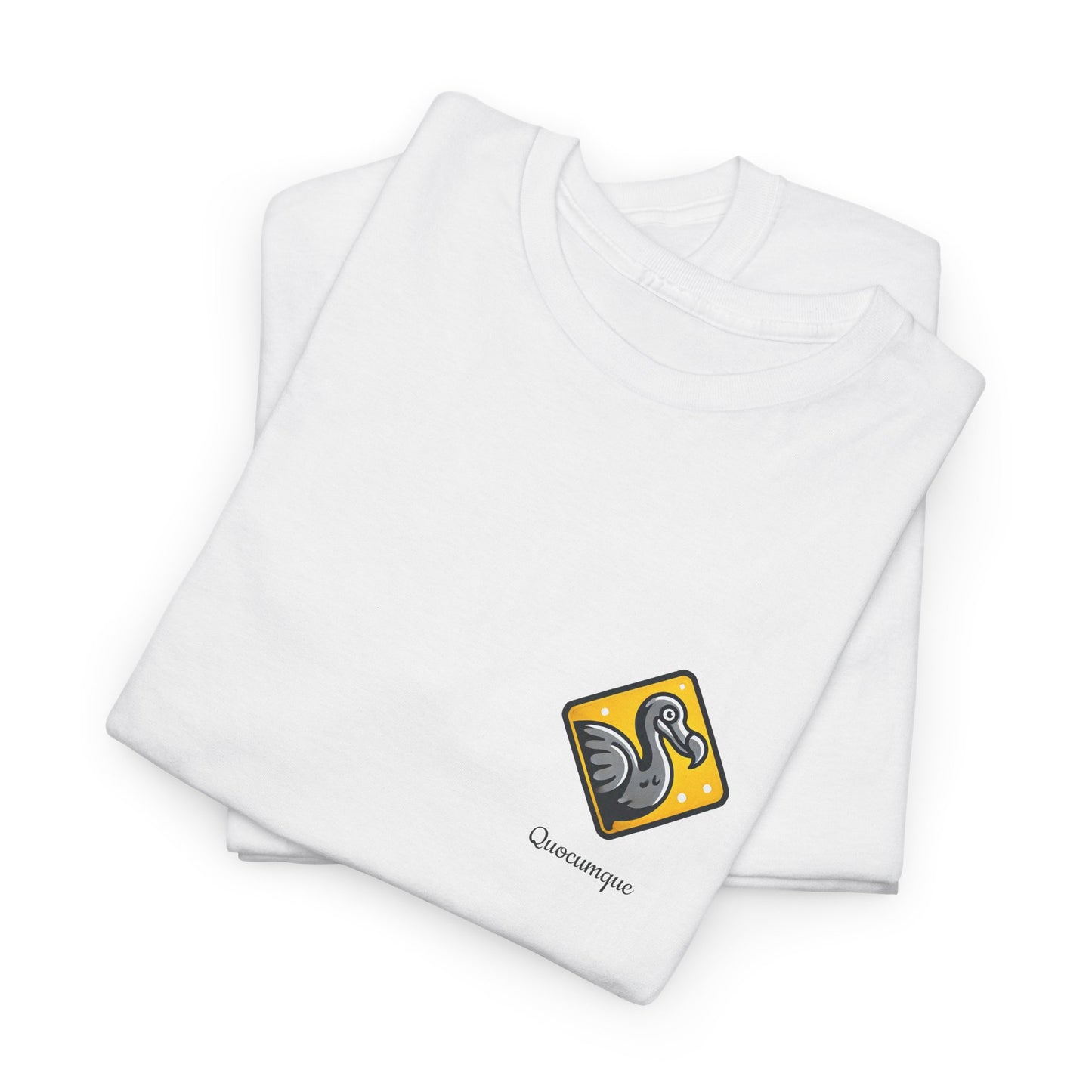 T-shirt Quocumque, "Dodo", Île de La Réunion, Confort Coton, Elégant, Souvenir Unique, Cadeau, Unisexe, Esprit Voyageur, Créole, Bourbon