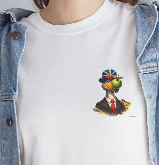 T-shirt Quocumque "The Son of Dodo ", Discret, Île de La Réunion", Confort Coton, Sobre, Elégant, Souvenir Unique, Cadeau, Unisexe, Esprit Voyageur