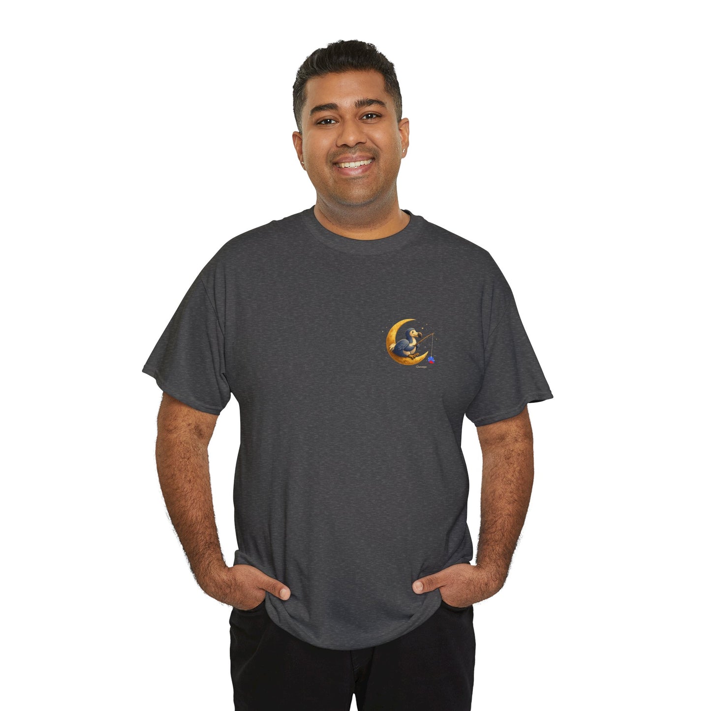 T-shirt "Groupe Lune ", Île de La Réunion", Confort Coton, Sobre, Elégant, Souvenir Unique, Cadeau, Unisexe, Esprit Voyageur