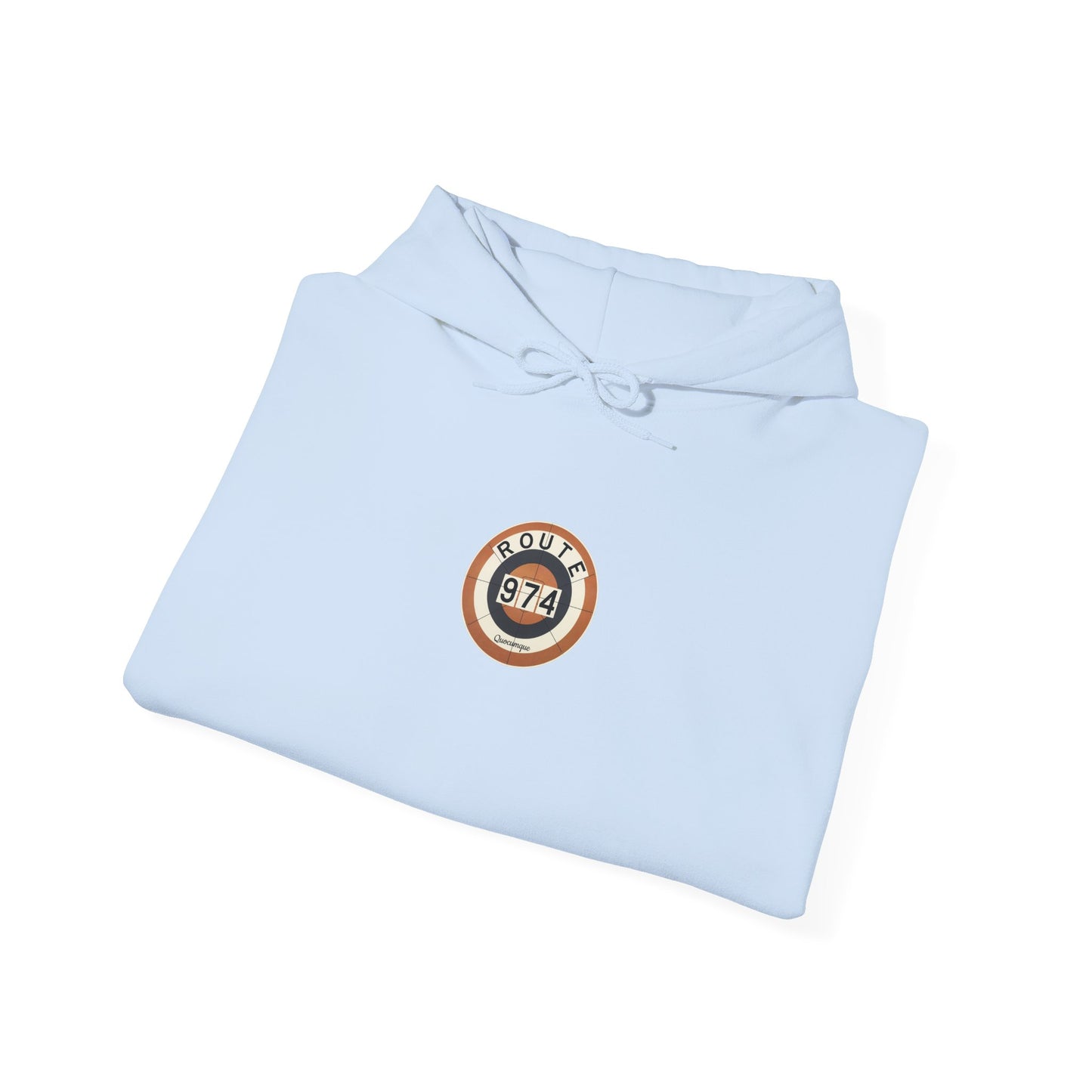 Sweat-Shirt à Capuche Collection " Route 974", Exotisme, Adulte, Homme, Femme, Sportive, Sportif, Décontracté, Classique, Destination La Réunion