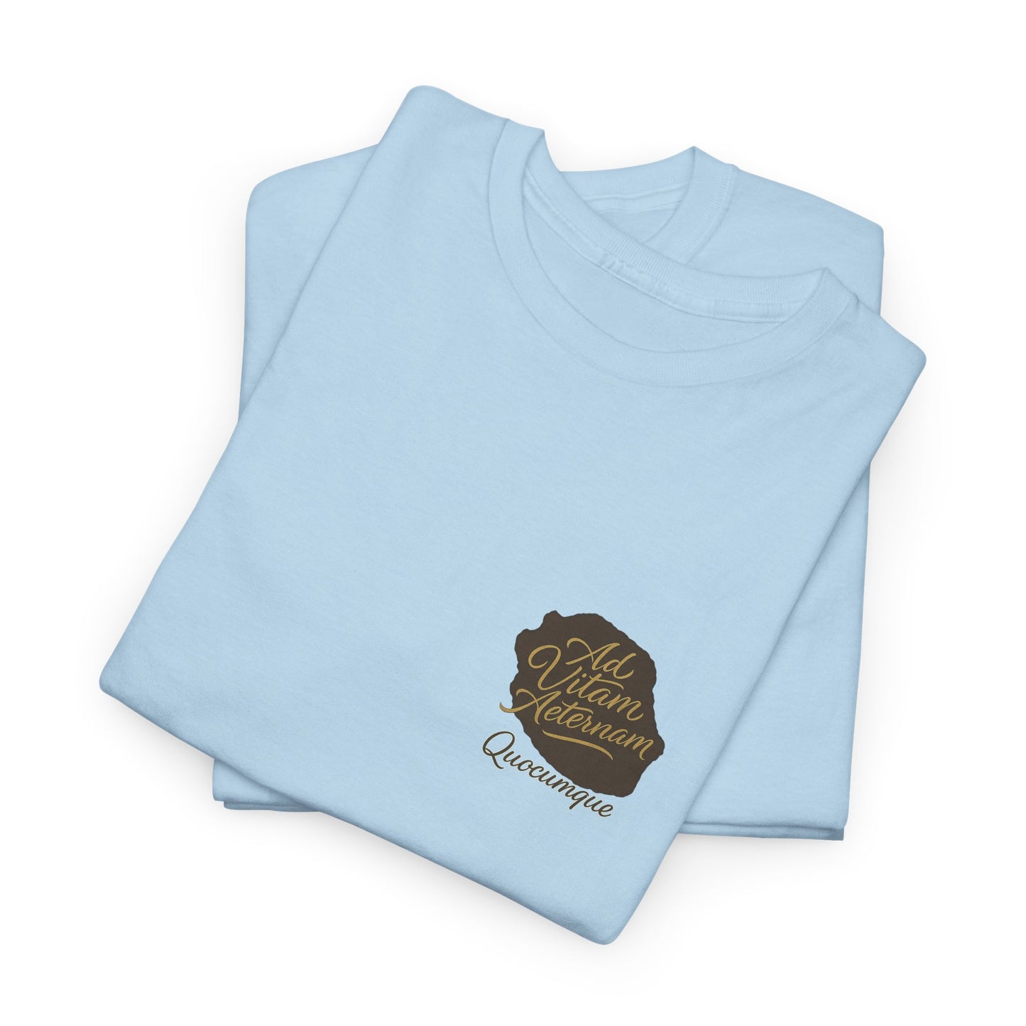 T-shirt Quocumque, Devise Latine, Confort Coton, Sobre, Elégant, Souvenir Unique, Cadeau, Unisexe, Esprit Voyageur, Adulte