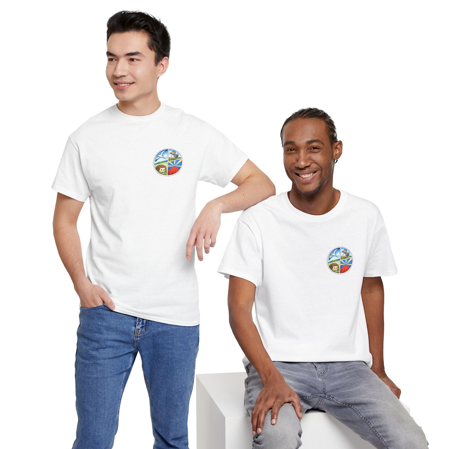 T-shirt Quocumque, "Pastille Bourbon", Île de La Réunion, Confort Coton, Elégant, Souvenir Unique, Cadeau, Unisexe, Esprit Voyageur, Créole, Bourbon