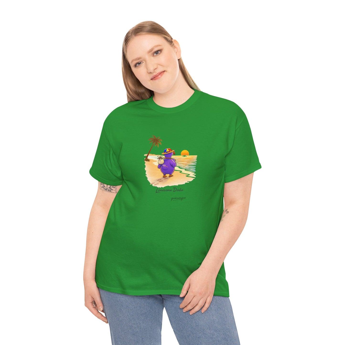 Copy of T-shirt "Lonesome Dodo", Confort Coton, Sobre, Elégant, Souvenir Unique, Cadeau, Unisexe, Esprit Voyageur, Adulte