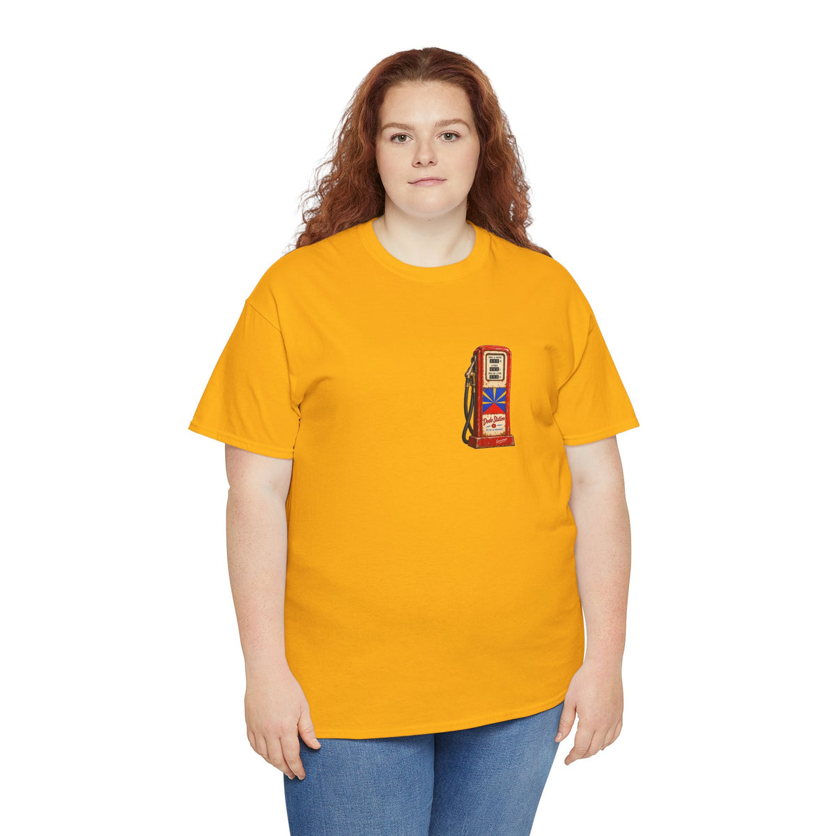 T-shirt Quocumque, "Station Essence", Discret, Île de La Réunion, Confort Coton, Elégant, Souvenir Unique, Cadeau, Unisexe, Esprit Voyageur, Créole, Bourbon