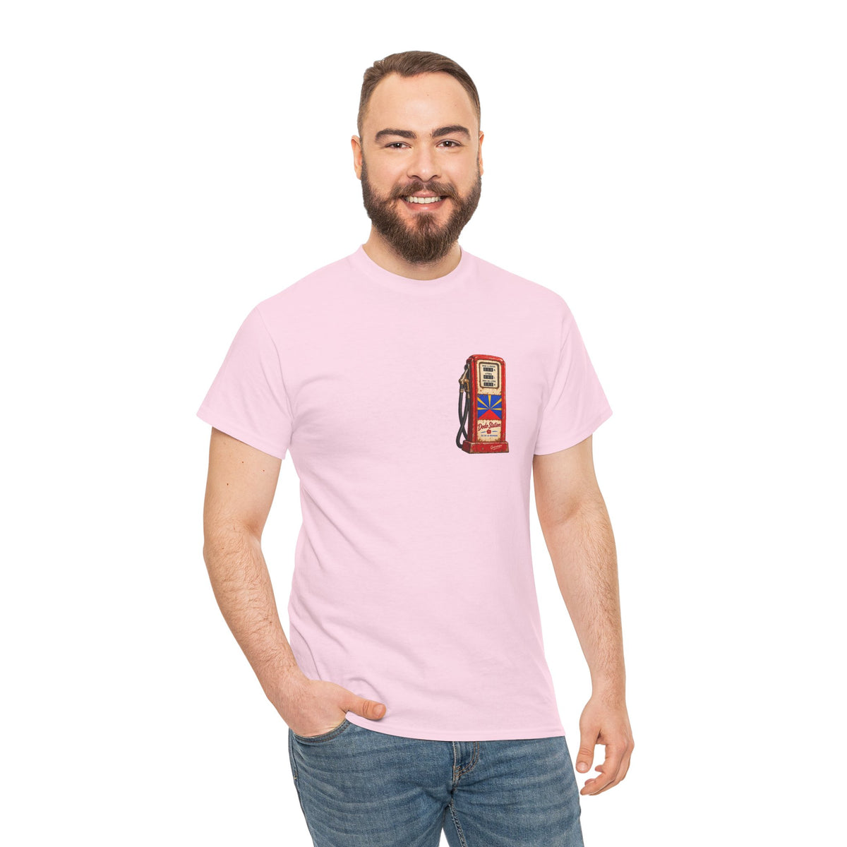 T-shirt Quocumque, "Station Essence", Discret, Île de La Réunion, Confort Coton, Elégant, Souvenir Unique, Cadeau, Unisexe, Esprit Voyageur, Créole, Bourbon