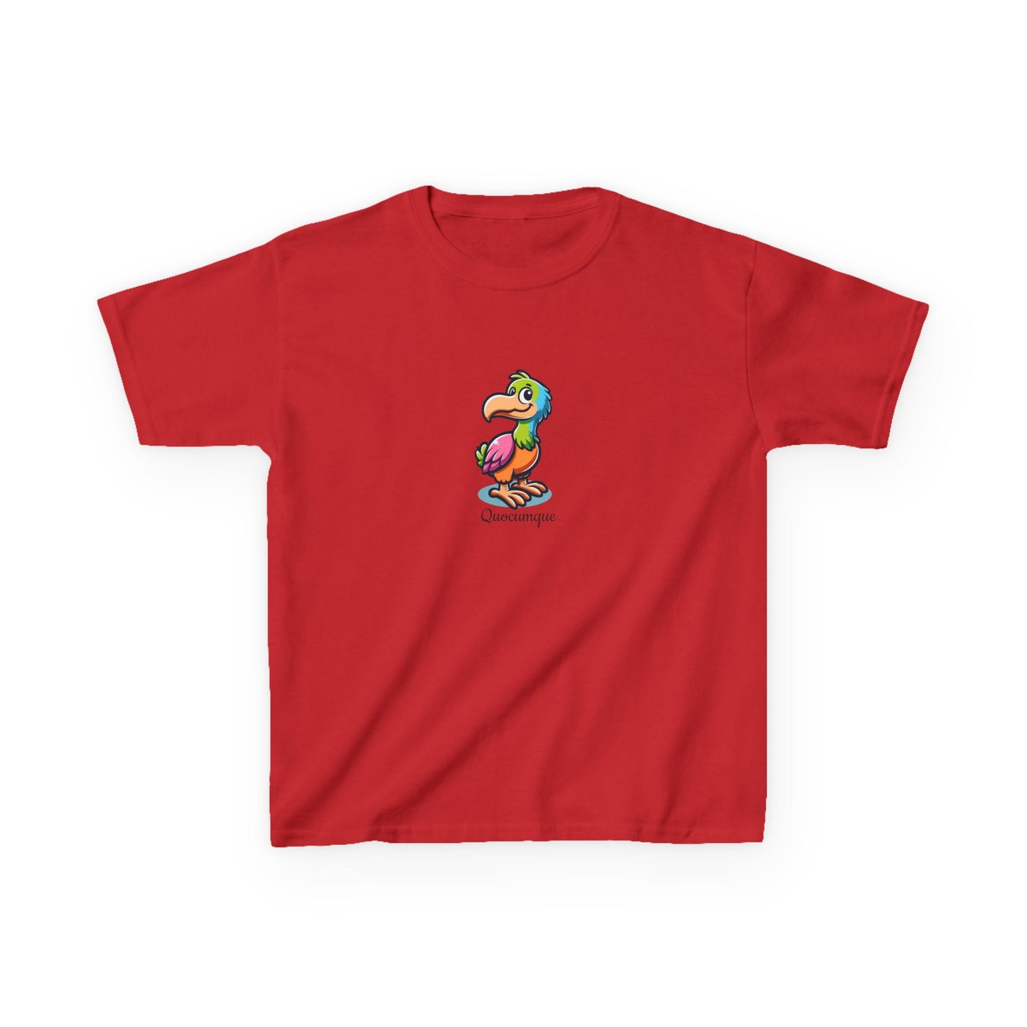 T-shirt Animal Dodo Coloré Pour Marmailles, Île de La Réunion, Douceur Coton, Style Unique, Cadeau Parfait, Quocumque, Vêtement Enfant Ado