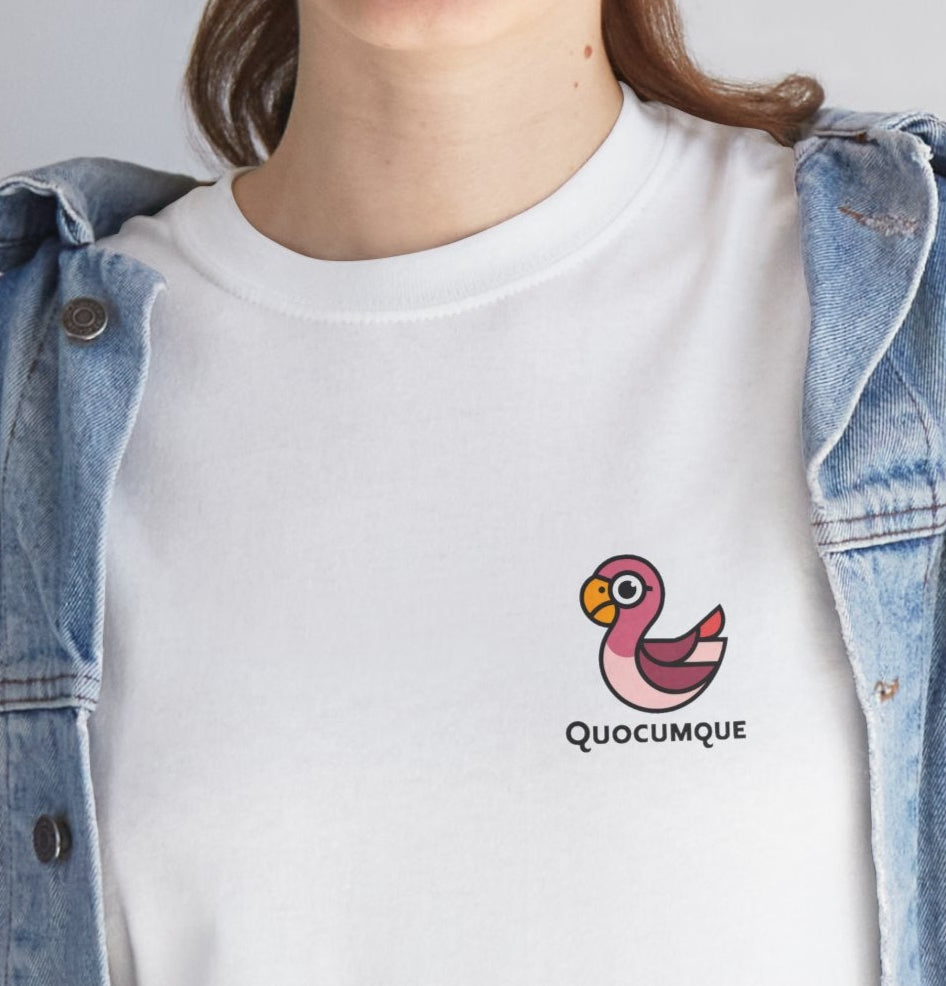 T-shirt "Dodo", Destination Île de La Réunion, Confort Coton, Sobre, Elégant, Souvenir Unique, Cadeau, Unisexe, Esprit Voyageur, Océan Indien