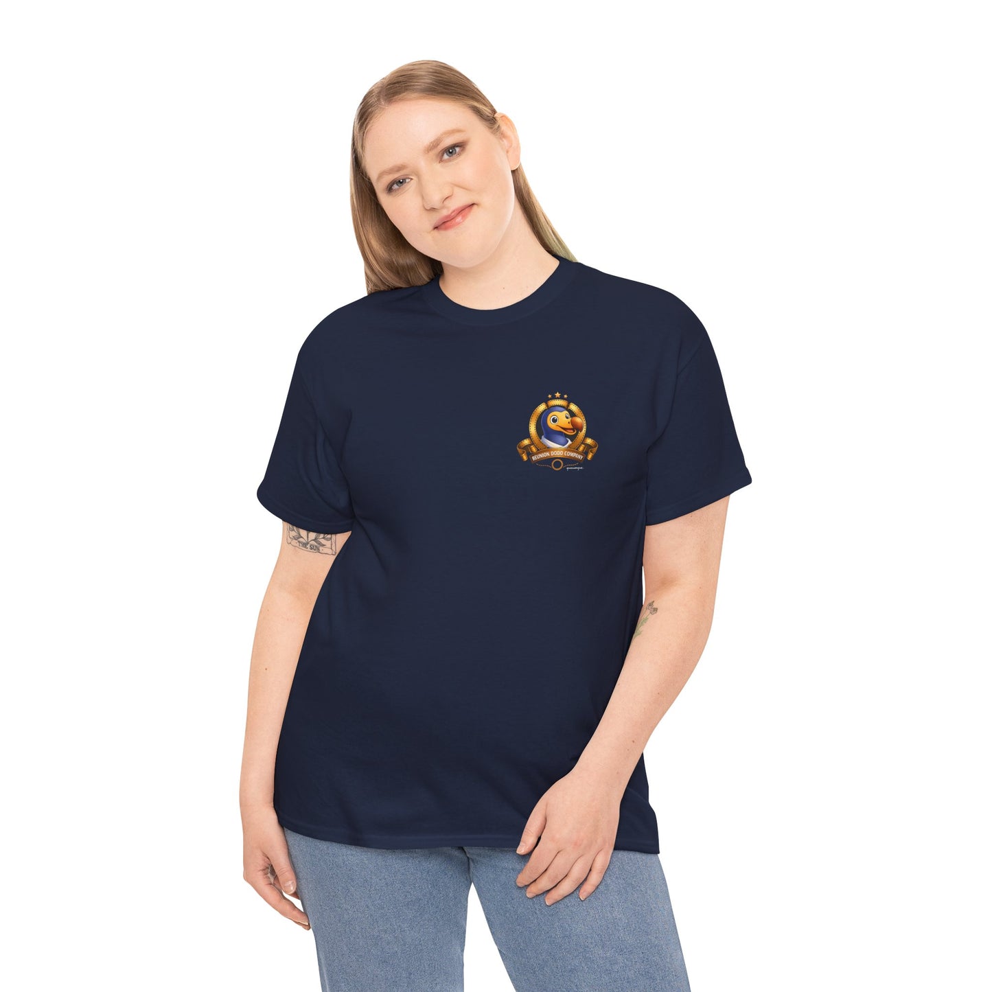 T-shirt Quocumque, " Dodo Cinéma", Discret, Île de La Réunion, Confort Coton, Elégant, Souvenir Unique, Cadeau, Unisexe, Esprit Voyageur, Créole, Bourbon