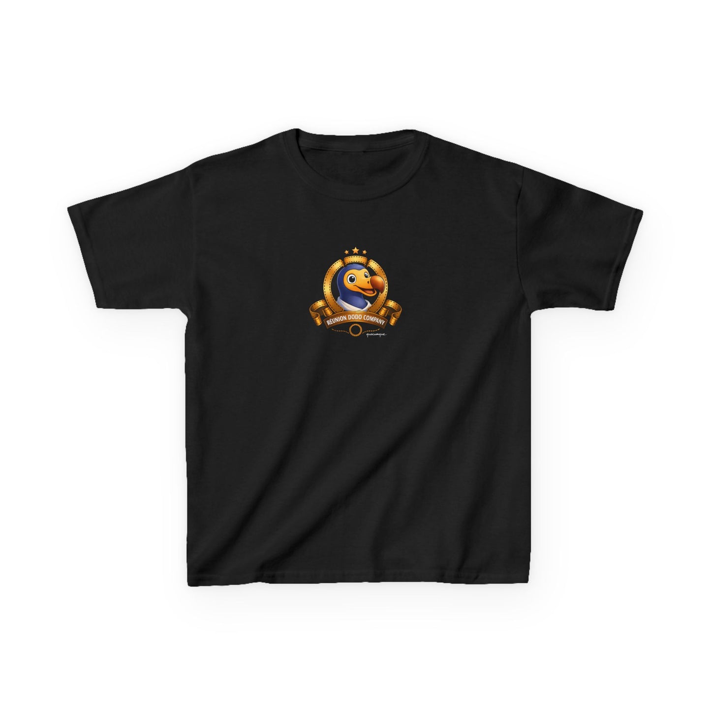 T-shirt " Dodo Cinéma", Pour Marmailles, Douceur Coton, Pour les enfants de 5-6 ans( Taille XS), Pour les 7-8 ans( taille S), Pour les 9-10 ans( taille M), Pour les 11-12 ans( taille L), Pour les 13-14 ans( taille XLS)