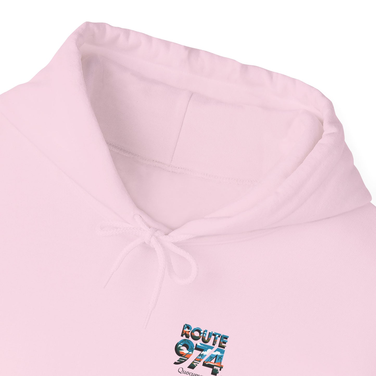 Sweat-Shirt à Capuche Collection " Route 974", Exotisme, Adulte, Homme, Femme, Sportive, Sportif, Décontracté, Classique, Destination La Réunion