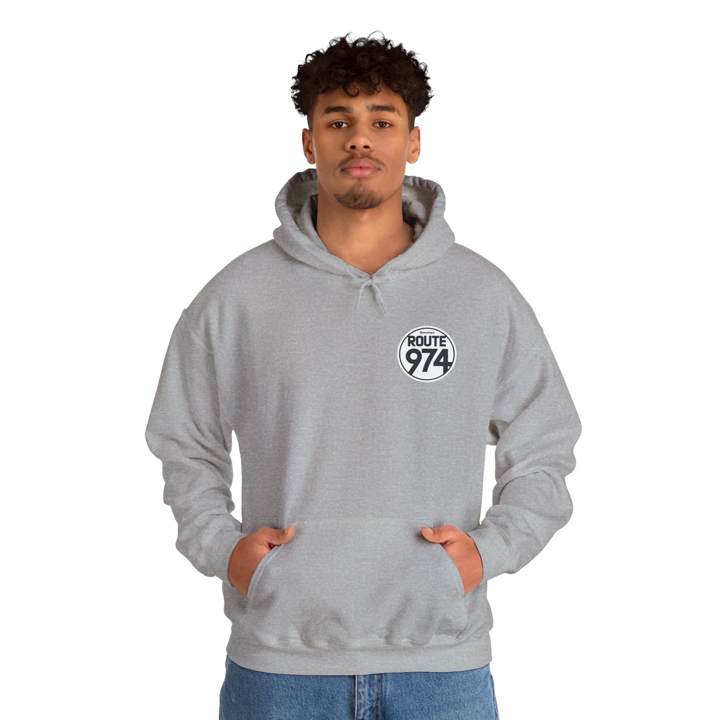 Sweat-Shirt à Capuche Collection " Route 974", Adulte, Homme, Femme, Sportive, Sportif, Décontracté, Classique, Destination La Réunion