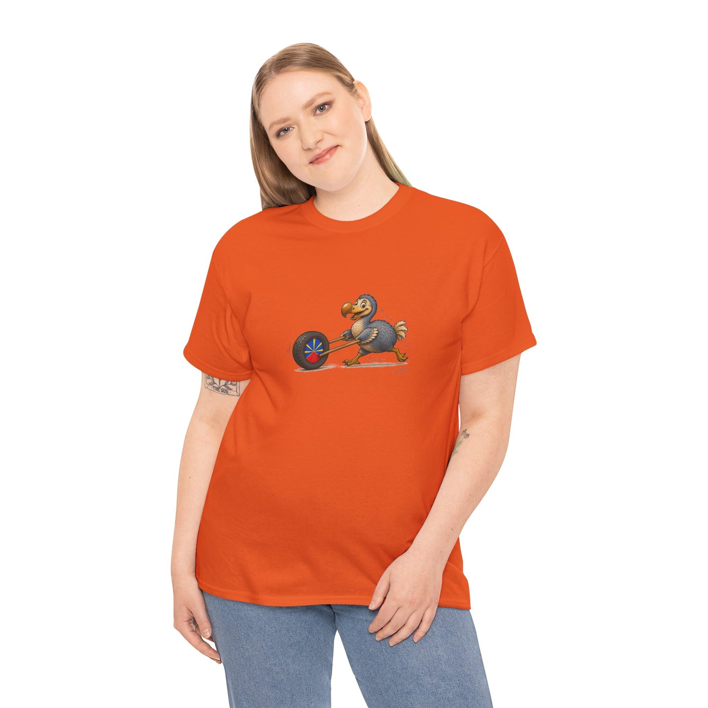 T-shirt Quocumque, "La Roue", Île de La Réunion, Confort Coton, Elégant, Souvenir Unique, Cadeau, Unisexe, Esprit Voyageur, Créole, Bourbon
