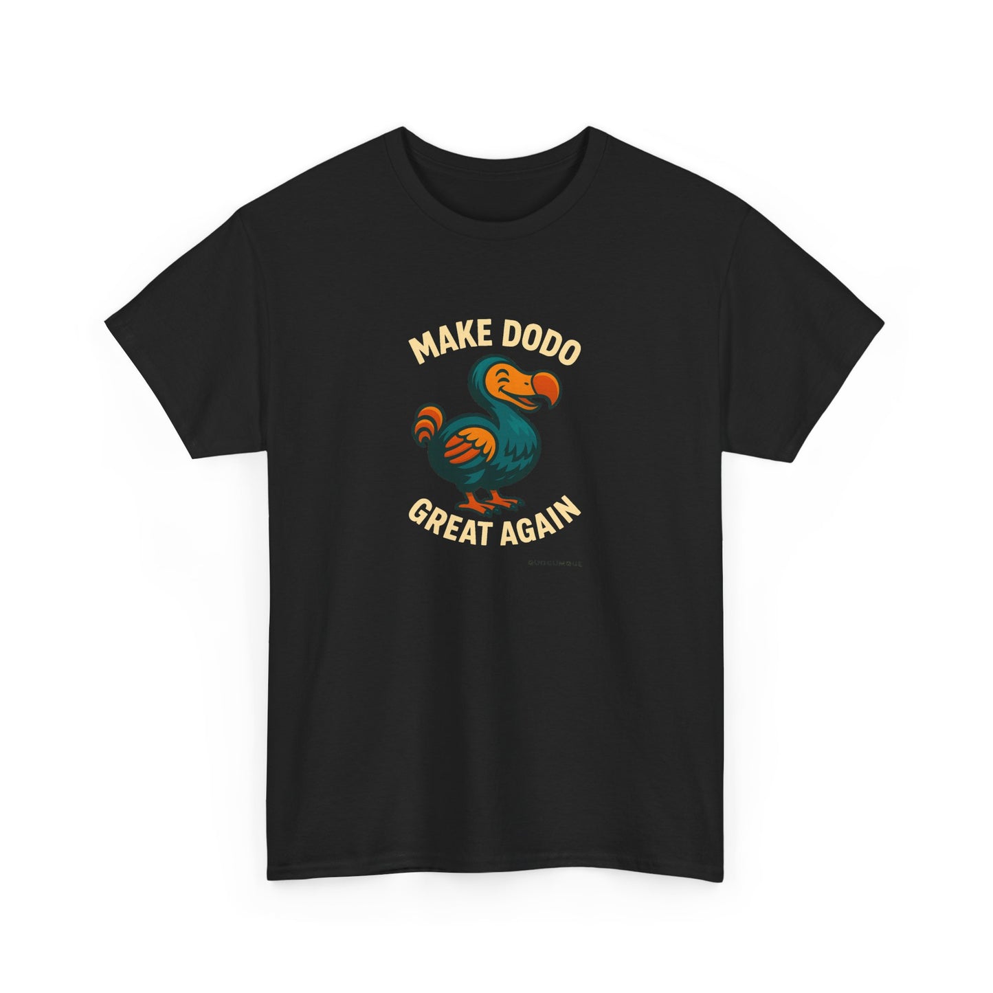 T-Shirt "Make Dodo Great Again", Exotisme, Destination Île de La Réunion, Confort Coton, Sobre, Elégant, Souvenir Unique, Cadeau, Unisexe, Esprit Voyageur