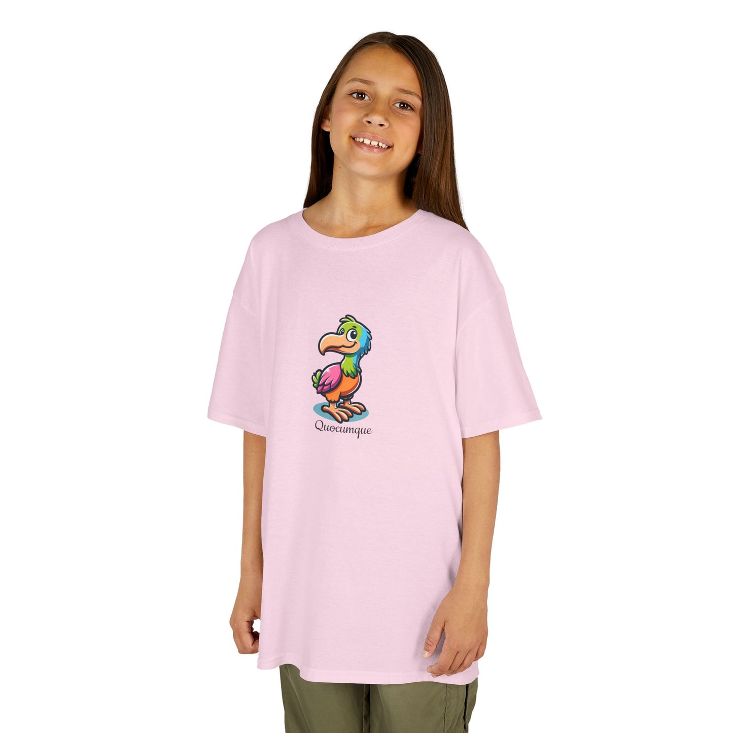 T-shirt Animal Dodo Coloré Pour Marmailles, Île de La Réunion, Douceur Coton, Style Unique, Cadeau Parfait, Quocumque, Vêtement Enfant Ado