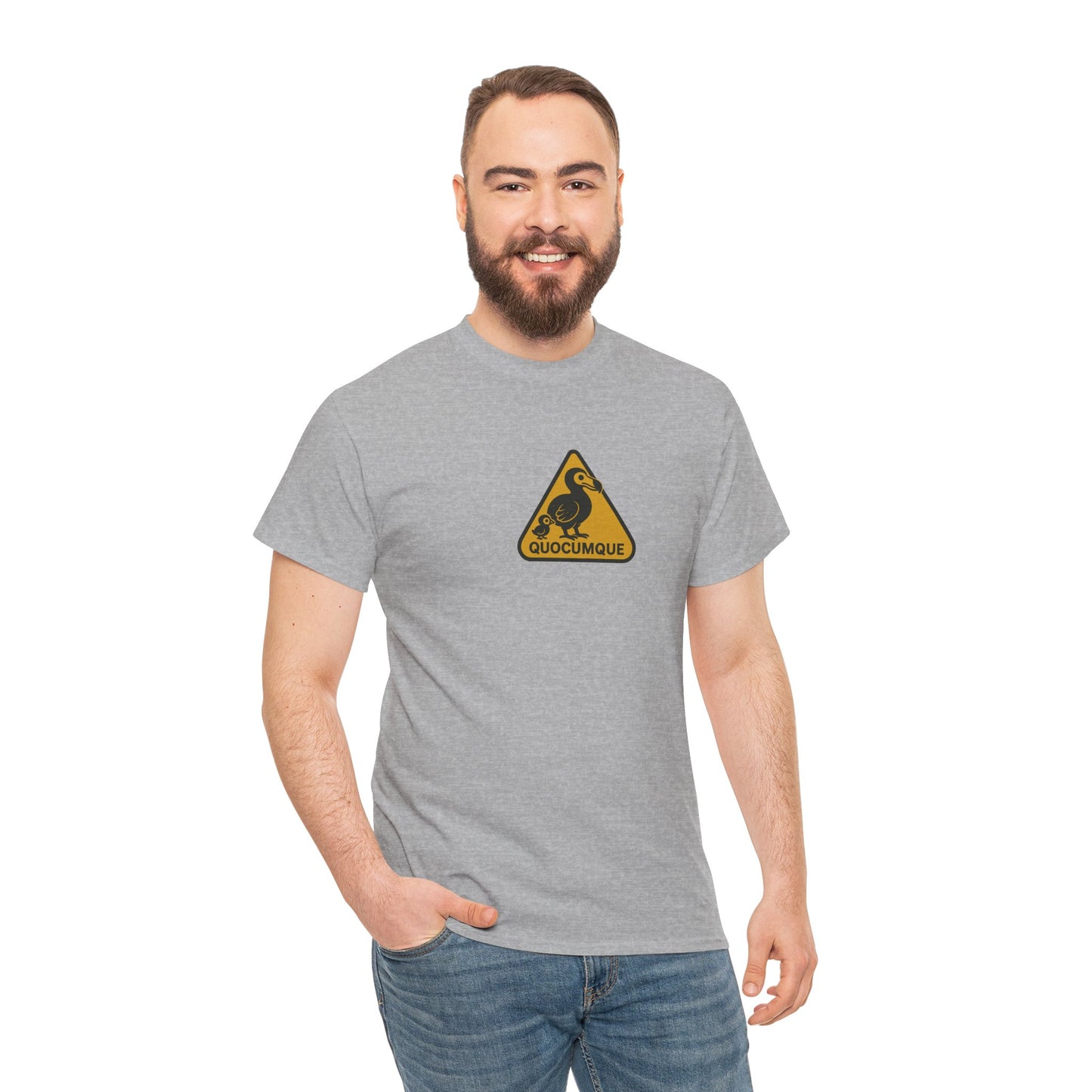 T-shirt Quocumque, "Famille Dodo", Île de La Réunion, Confort Coton, Elégant, Souvenir Unique, Cadeau, Unisexe, Esprit Voyageur, Créole, Bourbon