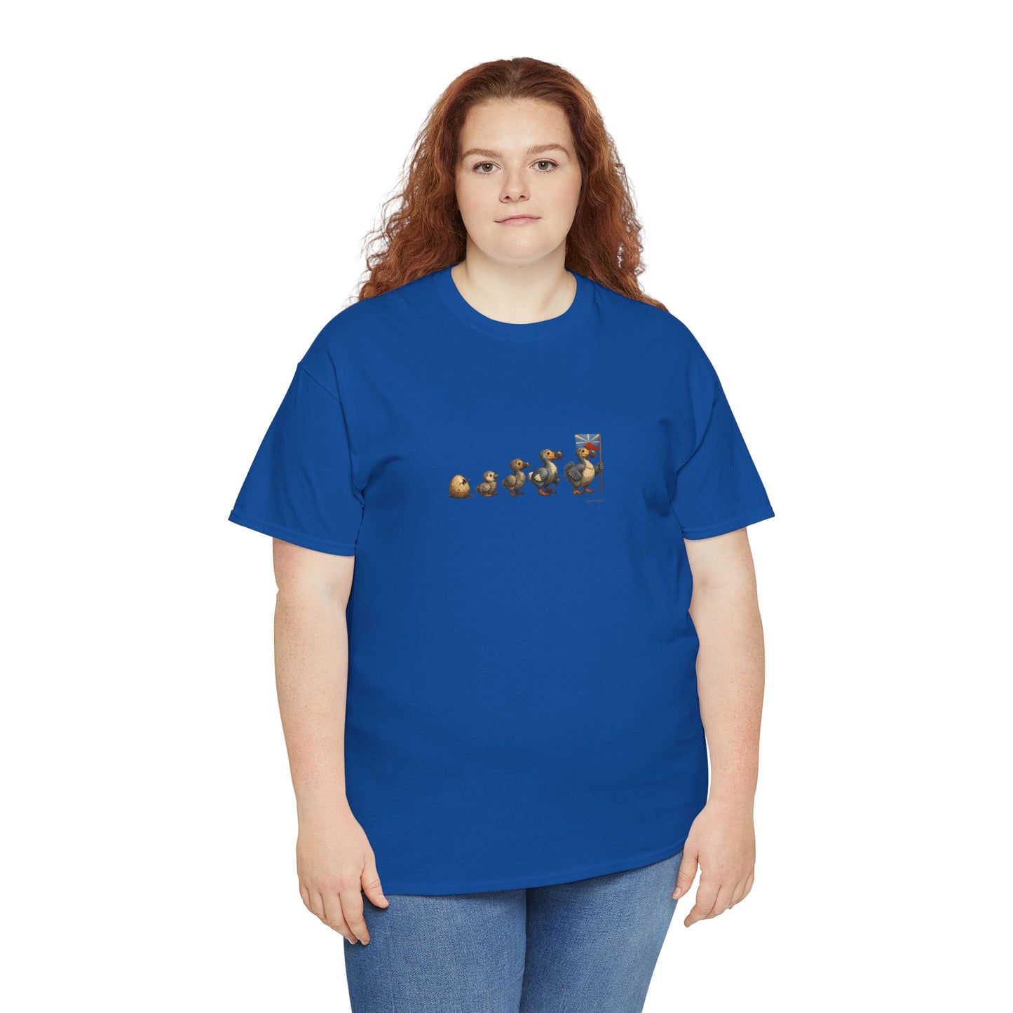 T-shirt Quocumque, " Dodo Evolution ", Île de La Réunion, Confort Coton, Elégant, Souvenir Unique, Cadeau, Unisexe, Esprit Voyageur, Créole, Bourbon