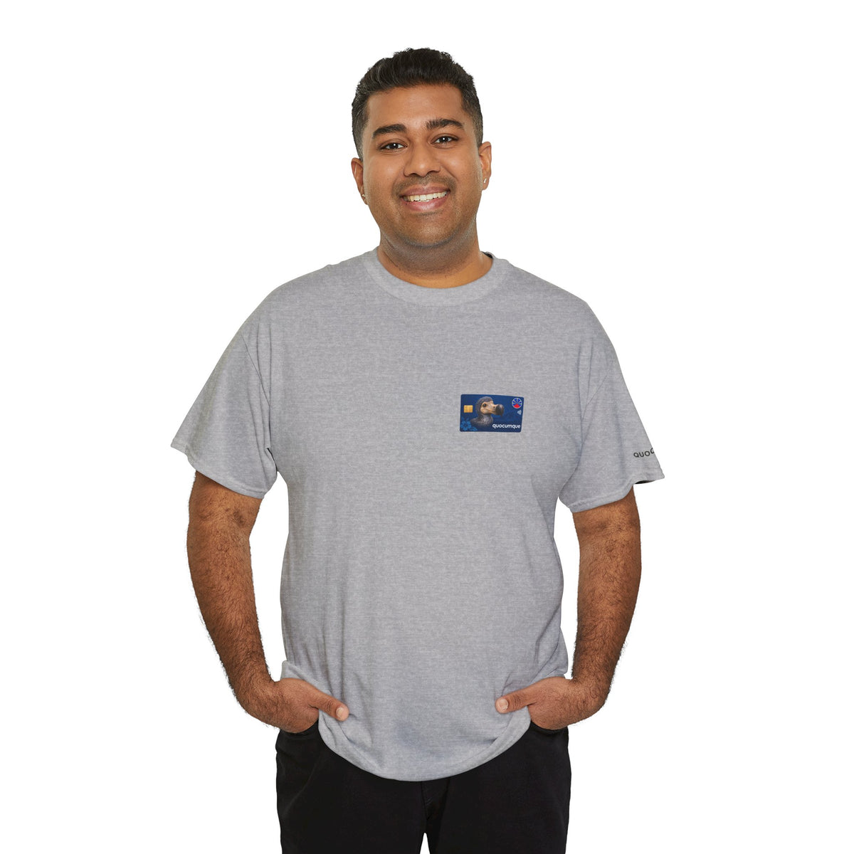 T-shirt "Carte Quocumque", Exotisme, Destination Île de La Réunion, Confort Coton, Sobre, Elégant, Souvenir Unique, Cadeau, Unisexe, Esprit Voyageur