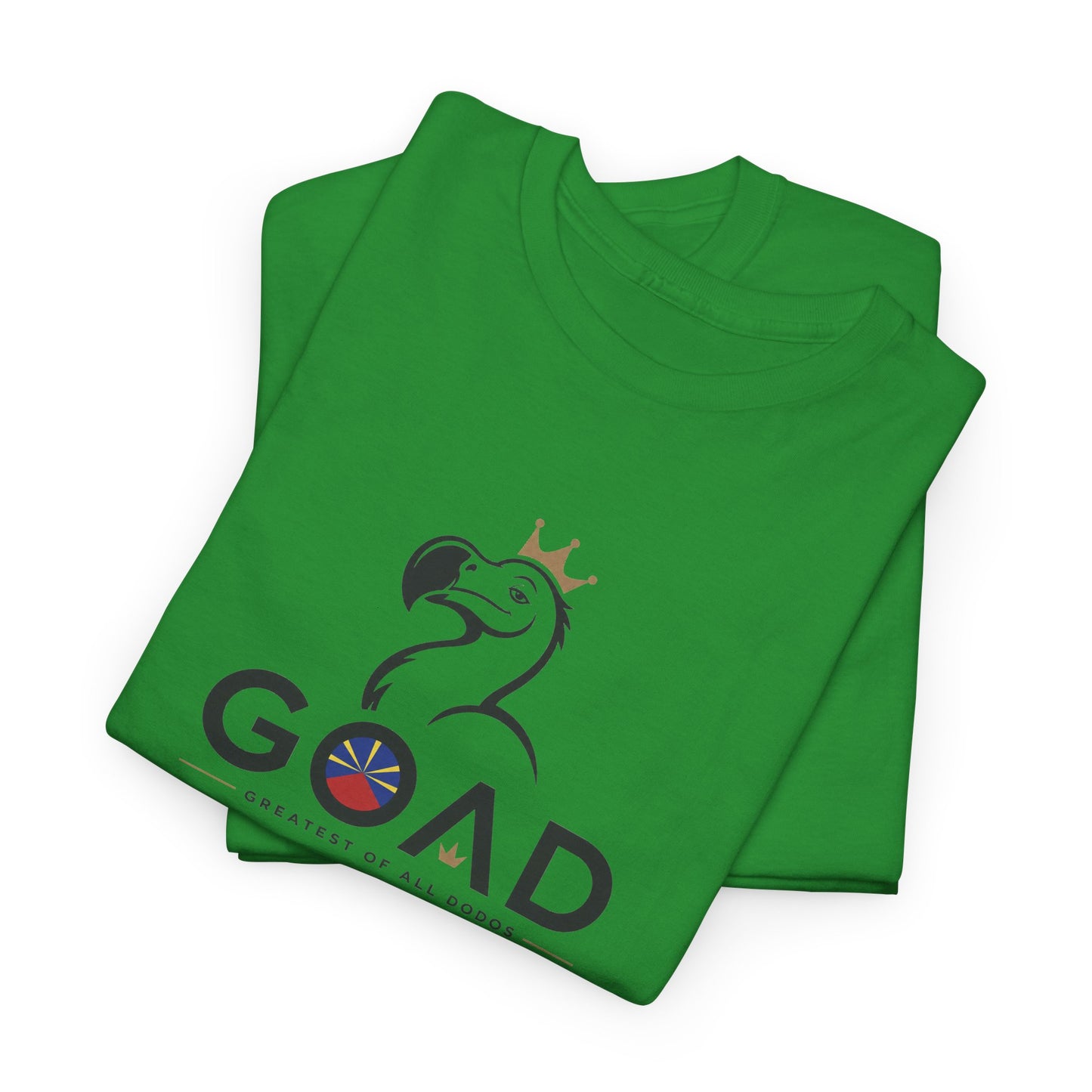T-shirt "GOAD ", Greatest Of All Dodos, Île de La Réunion", Confort Coton, Sobre, Elégant, Souvenir Unique, Cadeau, Unisexe, Esprit Voyageur