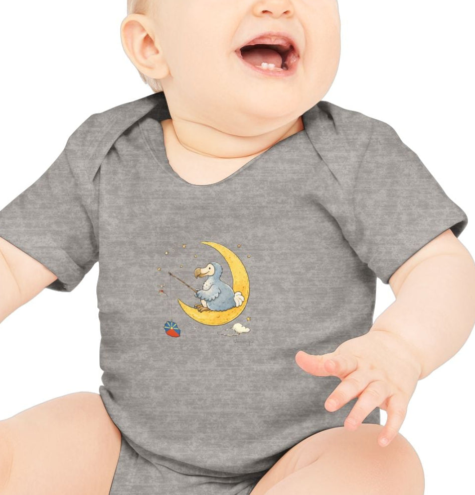 Body Bébé "Dodo Lune", Île de La Réunion, Douceur Coton, Cadeau Naissance,  Confort Coton Bio, Style Unique, Cadeau Parfait