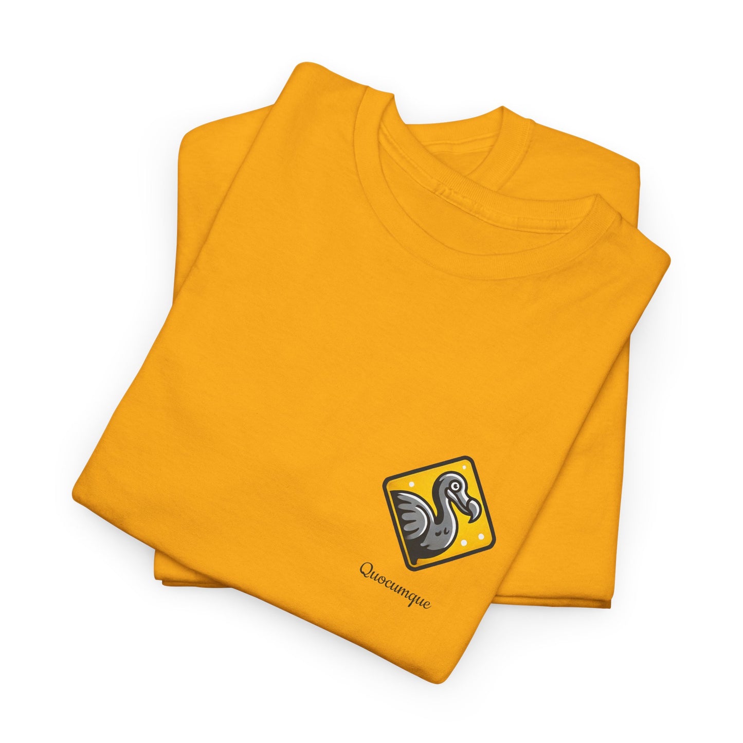 T-shirt Quocumque, "Dodo", Île de La Réunion, Confort Coton, Elégant, Souvenir Unique, Cadeau, Unisexe, Esprit Voyageur, Créole, Bourbon