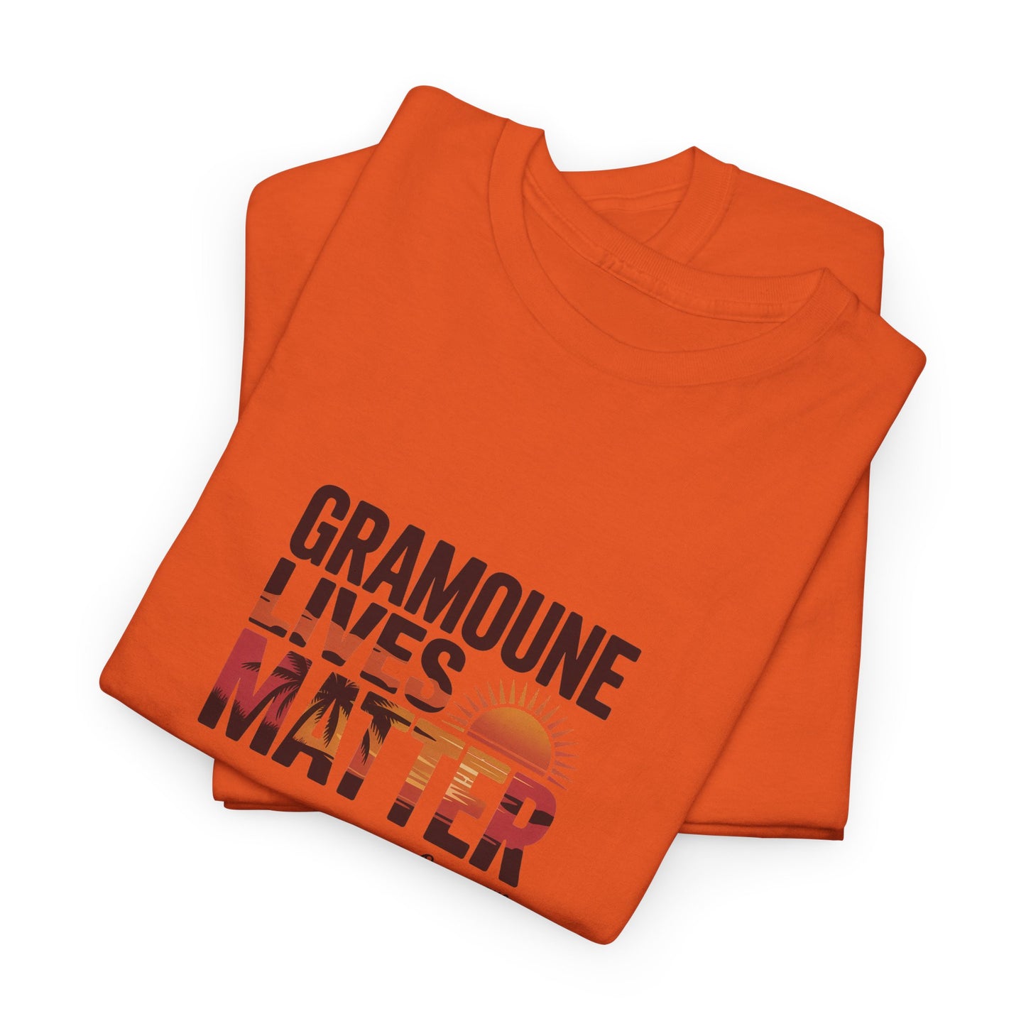 T-shirt "Gramoune", Île de La Réunion, Confort Coton, Sobre, Elégant, Souvenir Unique, Cadeau, Unisexe, Esprit Voyageur