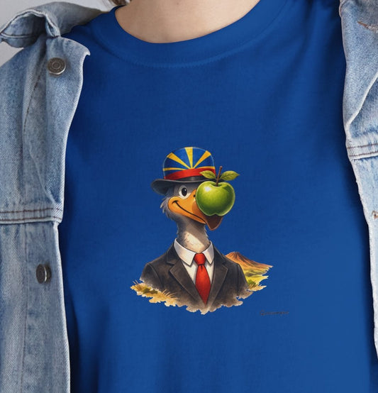 T-shirt Quocumque "The Son of Dodo " Île de La Réunion", Confort Coton, Sobre, Elégant, Souvenir Unique, Cadeau, Unisexe, Esprit Voyageur