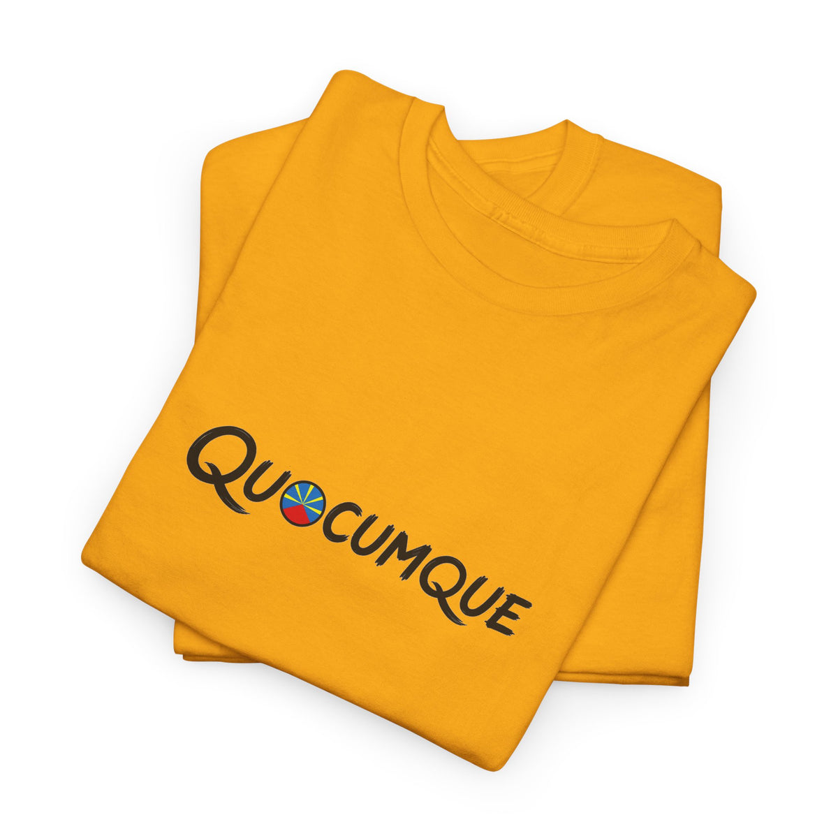 T-shirt Quocumque, Île de La Réunion, Confort Coton, Elégant, Souvenir Unique, Cadeau, Unisexe, Esprit Voyageur, Créole, Bourbon