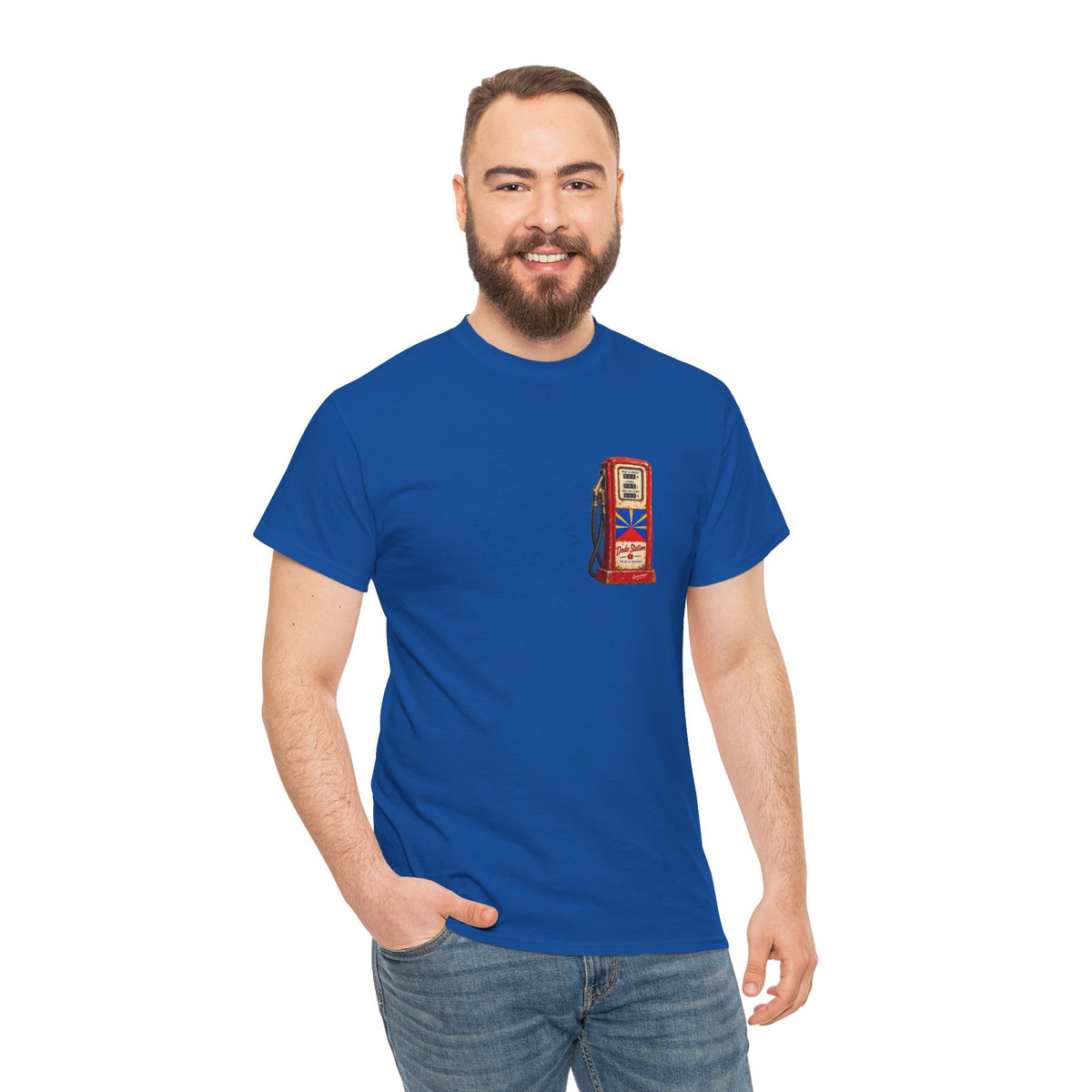 T-shirt Quocumque, "Station Essence", Discret, Île de La Réunion, Confort Coton, Elégant, Souvenir Unique, Cadeau, Unisexe, Esprit Voyageur, Créole, Bourbon