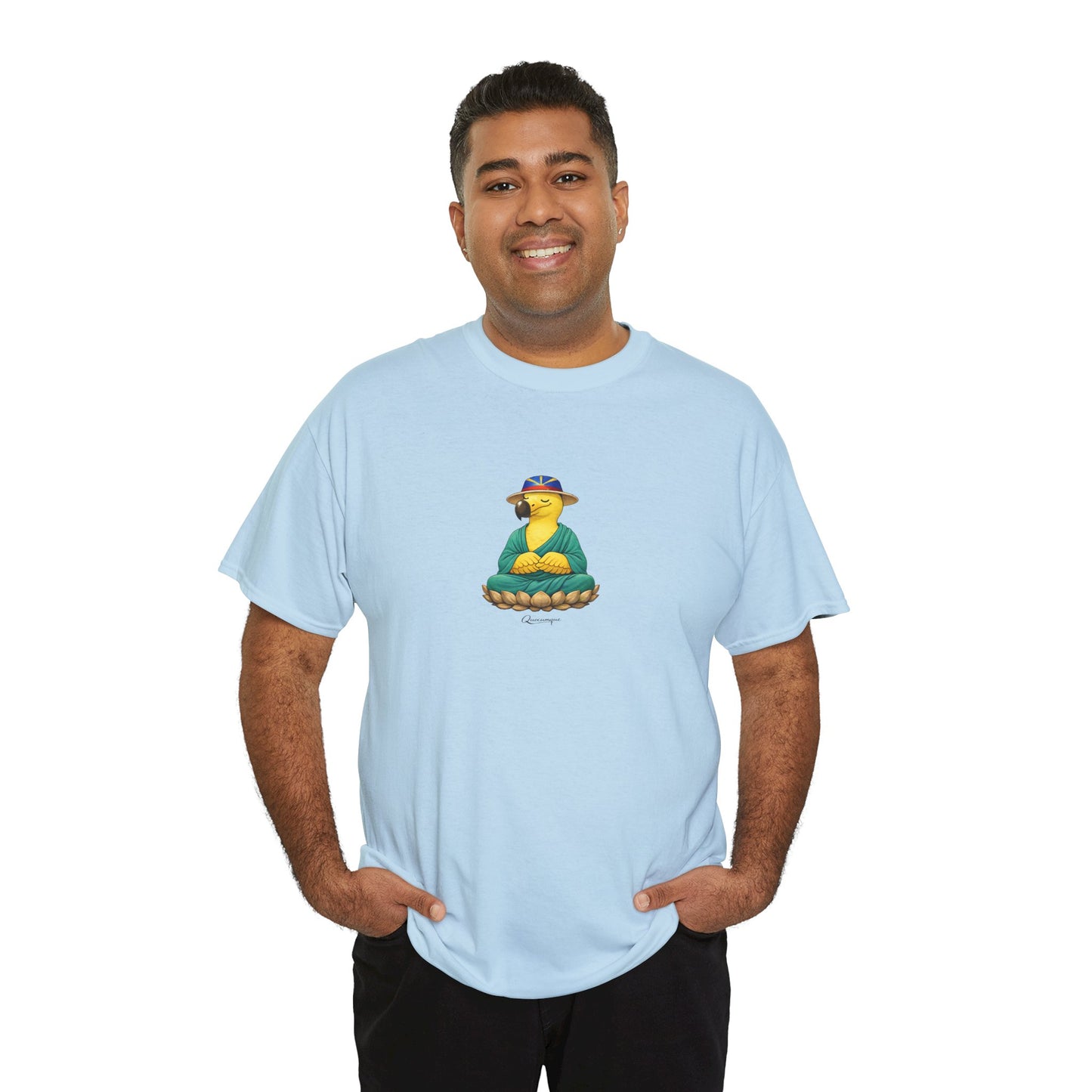 T-shirt "Dodo Zen", Confort Coton, Sobre, Elégant, Souvenir Unique, Cadeau, Unisexe, Esprit Voyageur, Adulte