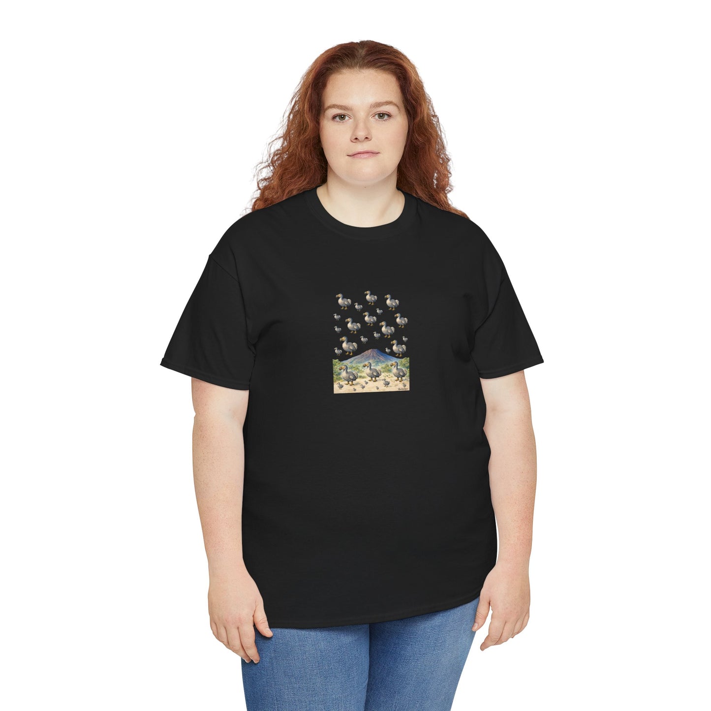 T-shirt "Groupe Dodo ", Île de La Réunion", Confort Coton, Sobre, Elégant, Souvenir Unique, Cadeau, Unisexe, Esprit Voyageur