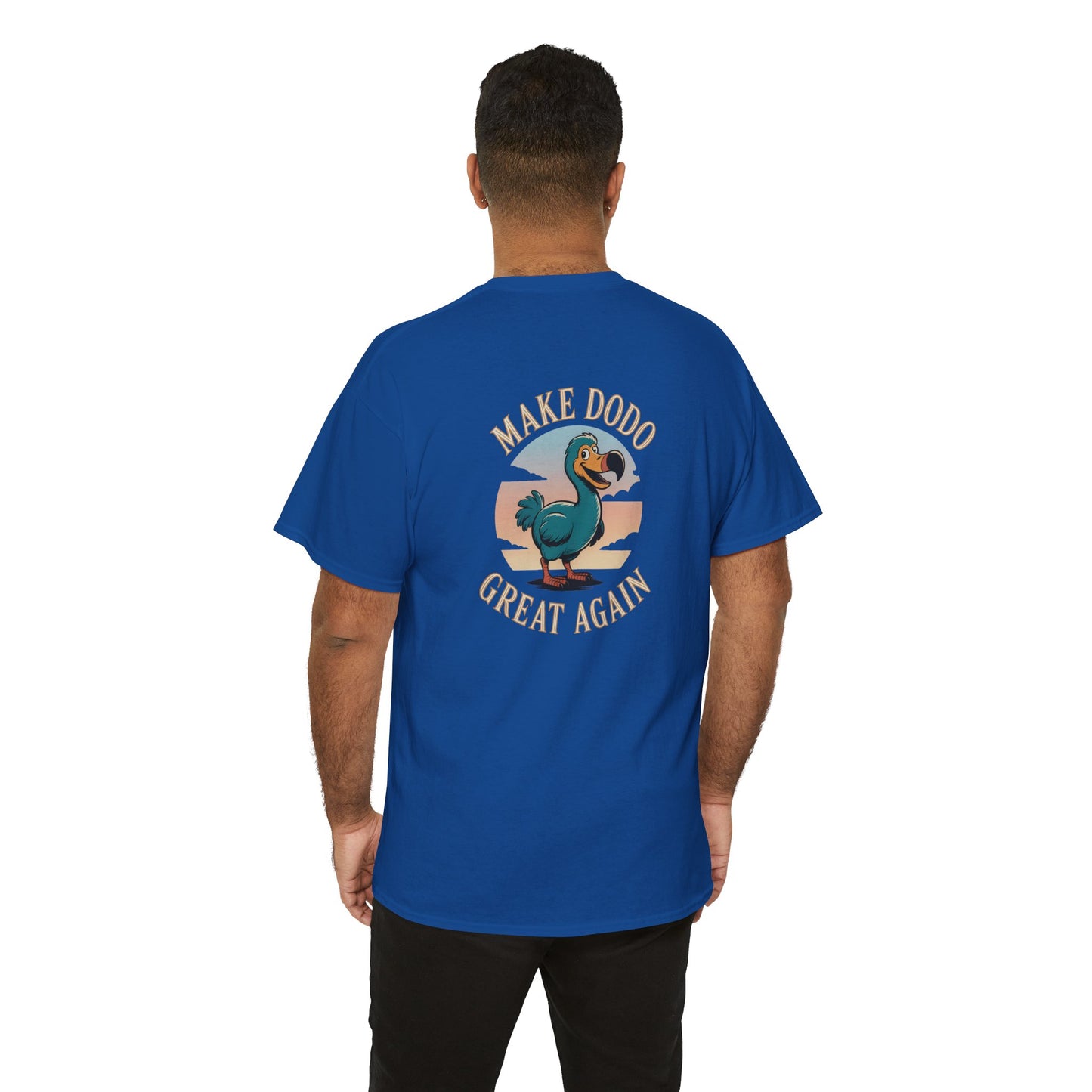 T-Shirt "Make Dodo Great Again", Exotisme, Destination Île de La Réunion, Confort Coton, Sobre, Elégant, Souvenir Unique, Cadeau, Unisexe, Esprit Voyageur