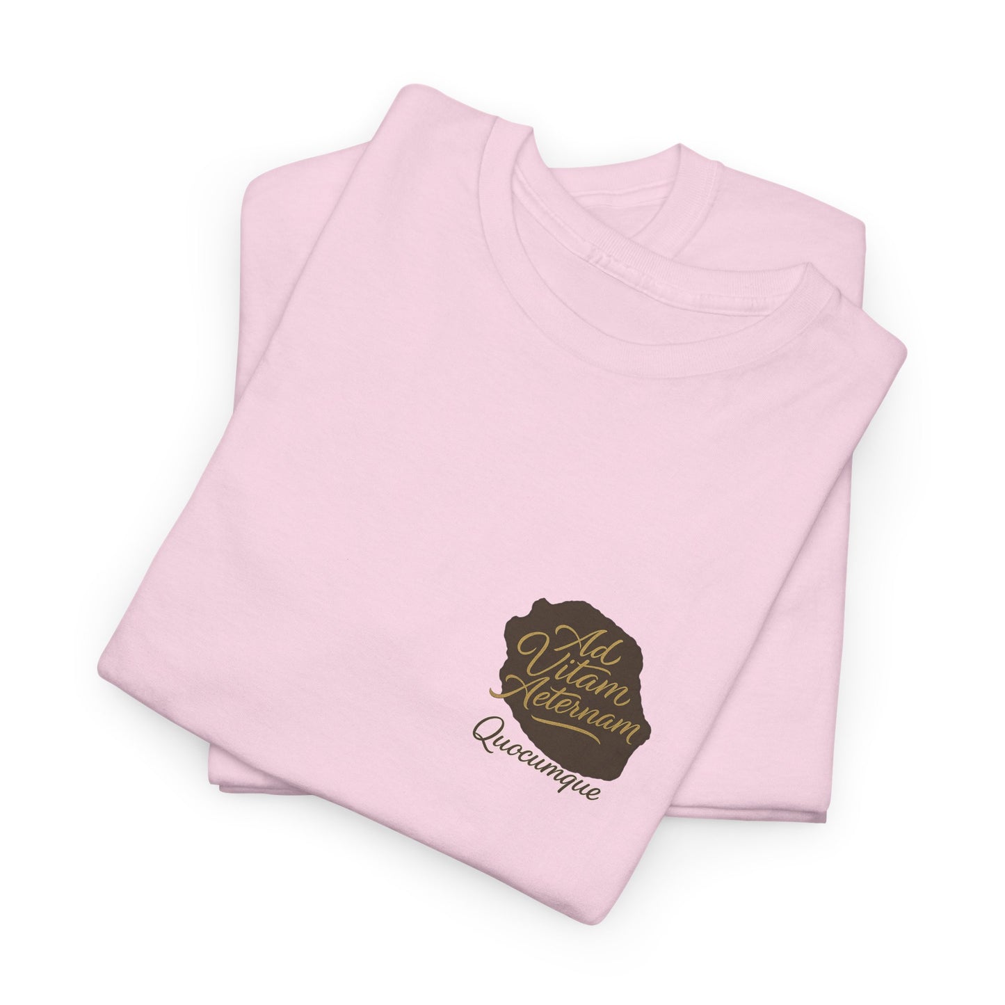 T-shirt Quocumque, Devise Latine, Confort Coton, Sobre, Elégant, Souvenir Unique, Cadeau, Unisexe, Esprit Voyageur, Adulte