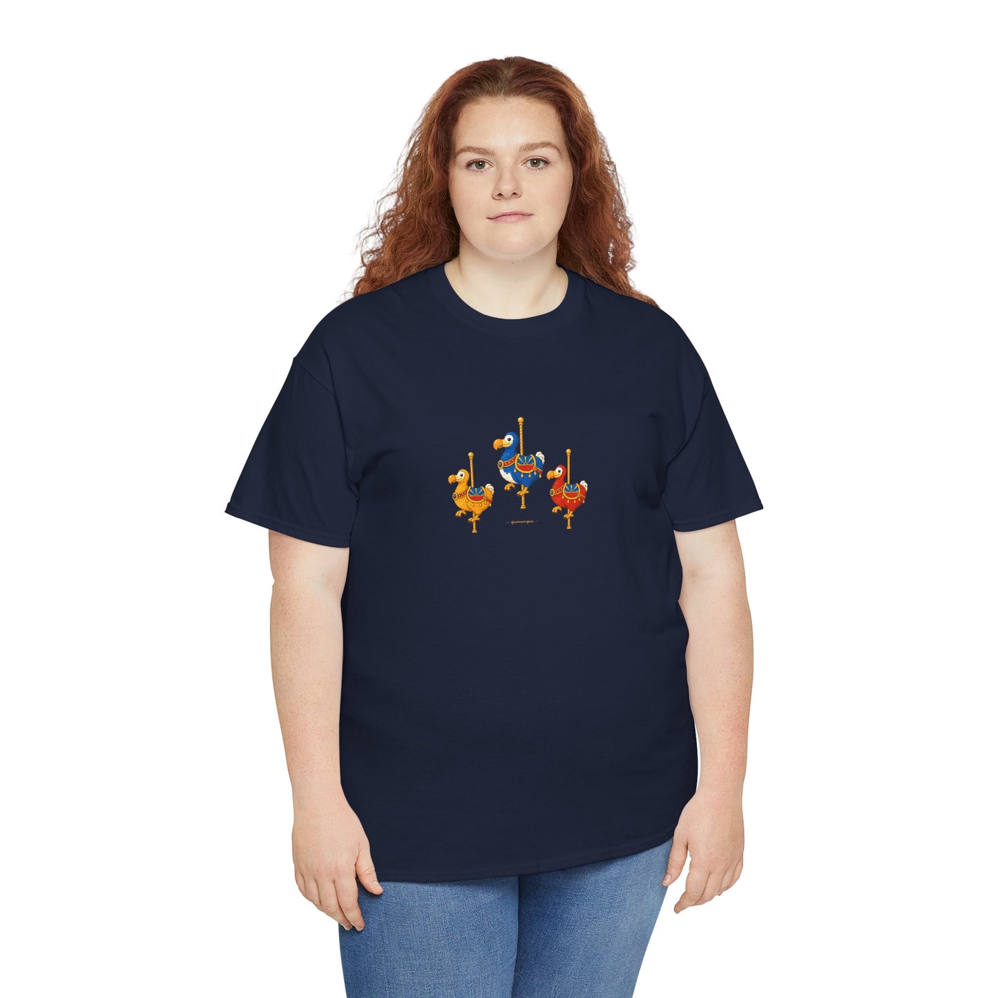 T-shirt Quocumque " Carrousel", Île de La Réunion, Confort Coton, Elégant, Souvenir Unique, Cadeau, Unisexe, Esprit Voyageur, Créole, Bourbon