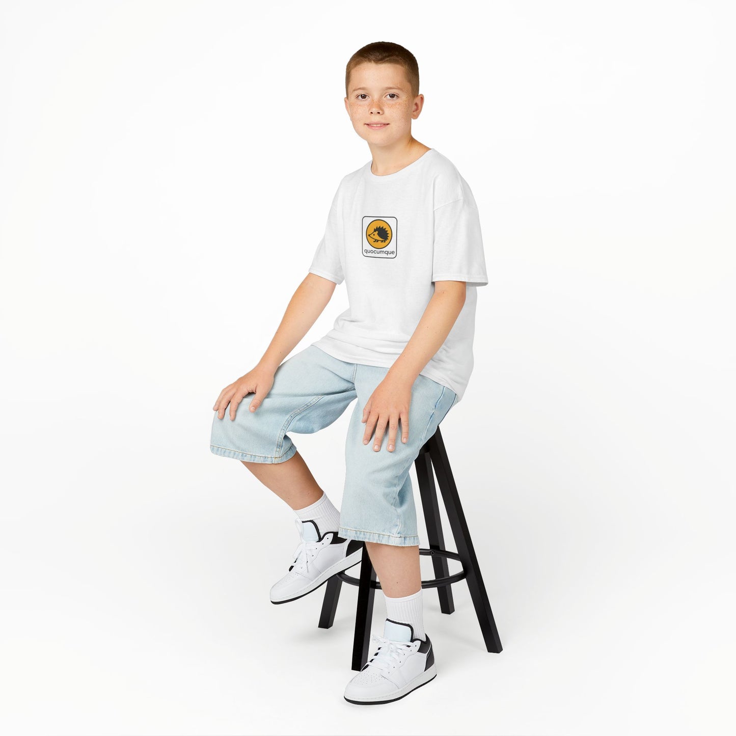 T-shirt Quocumque, "Tangue", Animal Mascotte, Douceur Coton, Pour les enfants de 5-6 ans( Taille XS), Pour les 7-8 ans( taille S), Pour les 9-10 ans( taille M), Pour les 11-12 ans( taille L), Pour les 13-14 ans( taille XL)