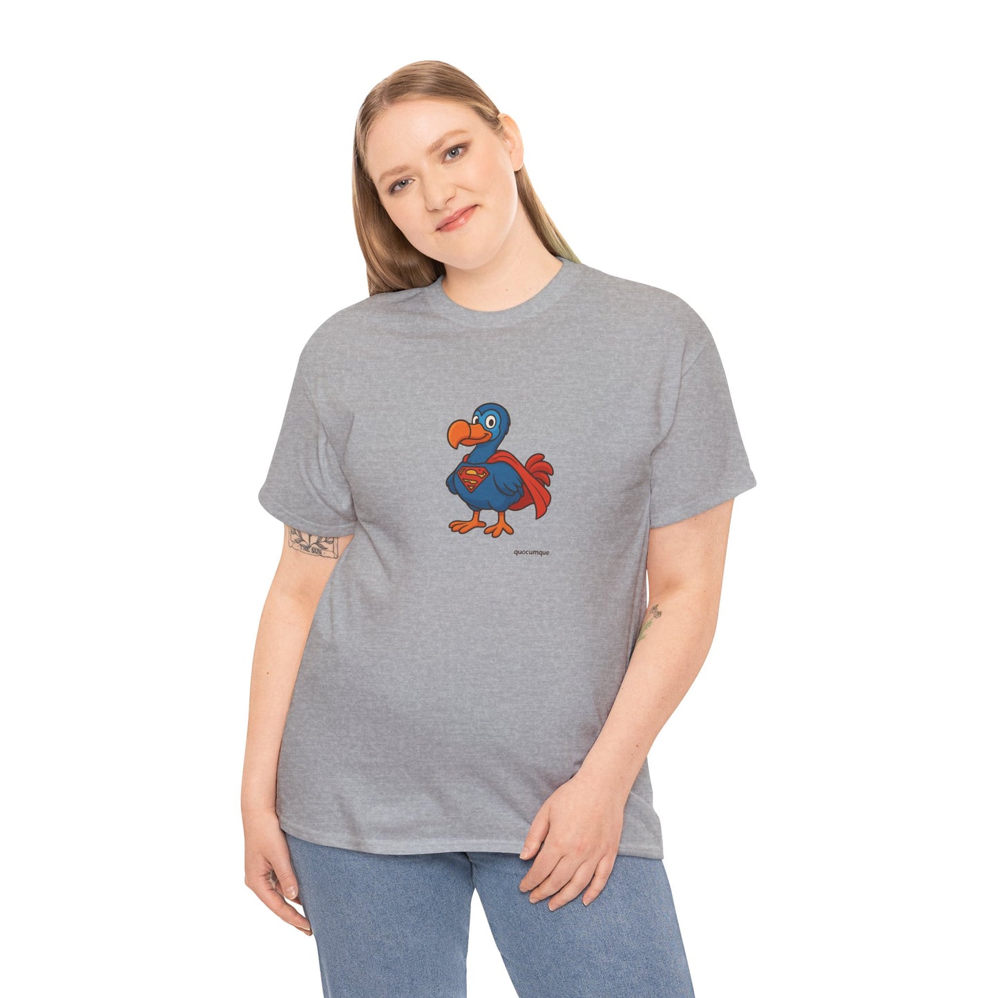 T-shirt Quocumque, " Super Dodo ", Confort, Souvenir Unique, Cadeau, Unisexe, Délicatesse, Homme, Femme, Adulte, Sportif, Liberté, Détente