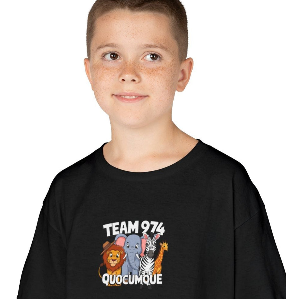 T-shirt Quocumque, Savane, Animaux Réserve, Douceur Coton, Pour les enfants de 5-6 ans( Taille XS), Pour les 7-8 ans( taille S), Pour les 9-10 ans( taille M), Pour les 11-12 ans( taille L), Pour les 13-14 ans( taille XL)