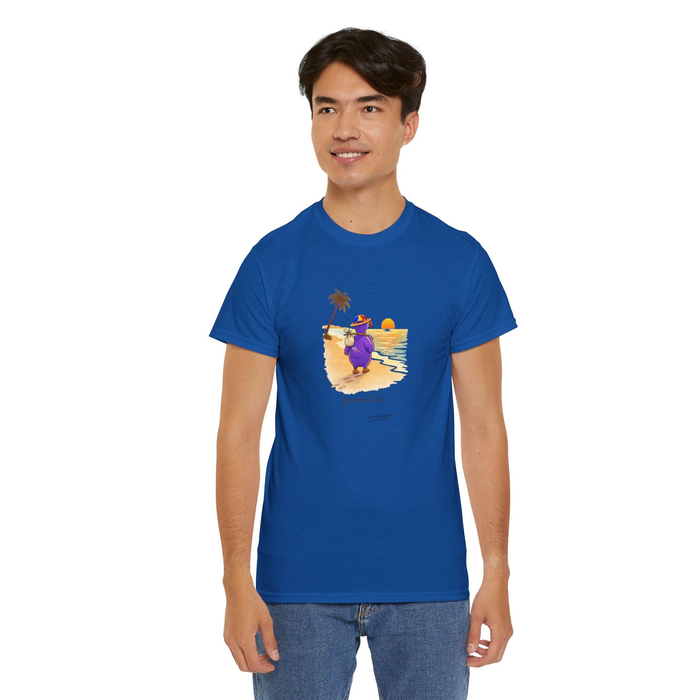 Copy of T-shirt "Lonesome Dodo", Confort Coton, Sobre, Elégant, Souvenir Unique, Cadeau, Unisexe, Esprit Voyageur, Adulte