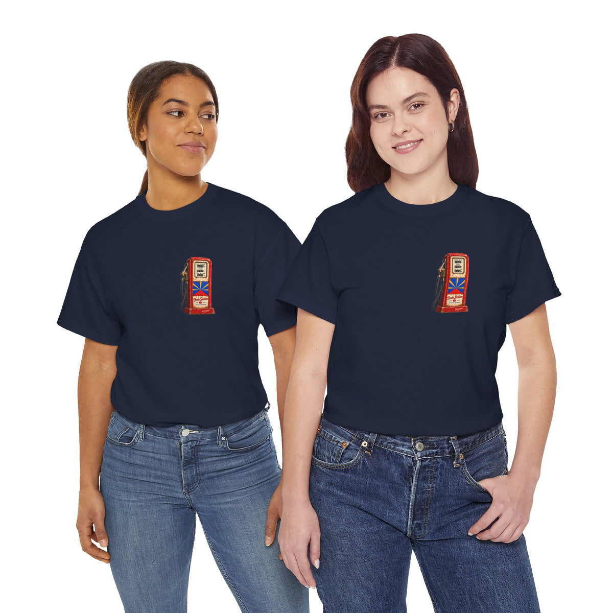 T-shirt Quocumque, "Station Essence", Discret, Île de La Réunion, Confort Coton, Elégant, Souvenir Unique, Cadeau, Unisexe, Esprit Voyageur, Créole, Bourbon