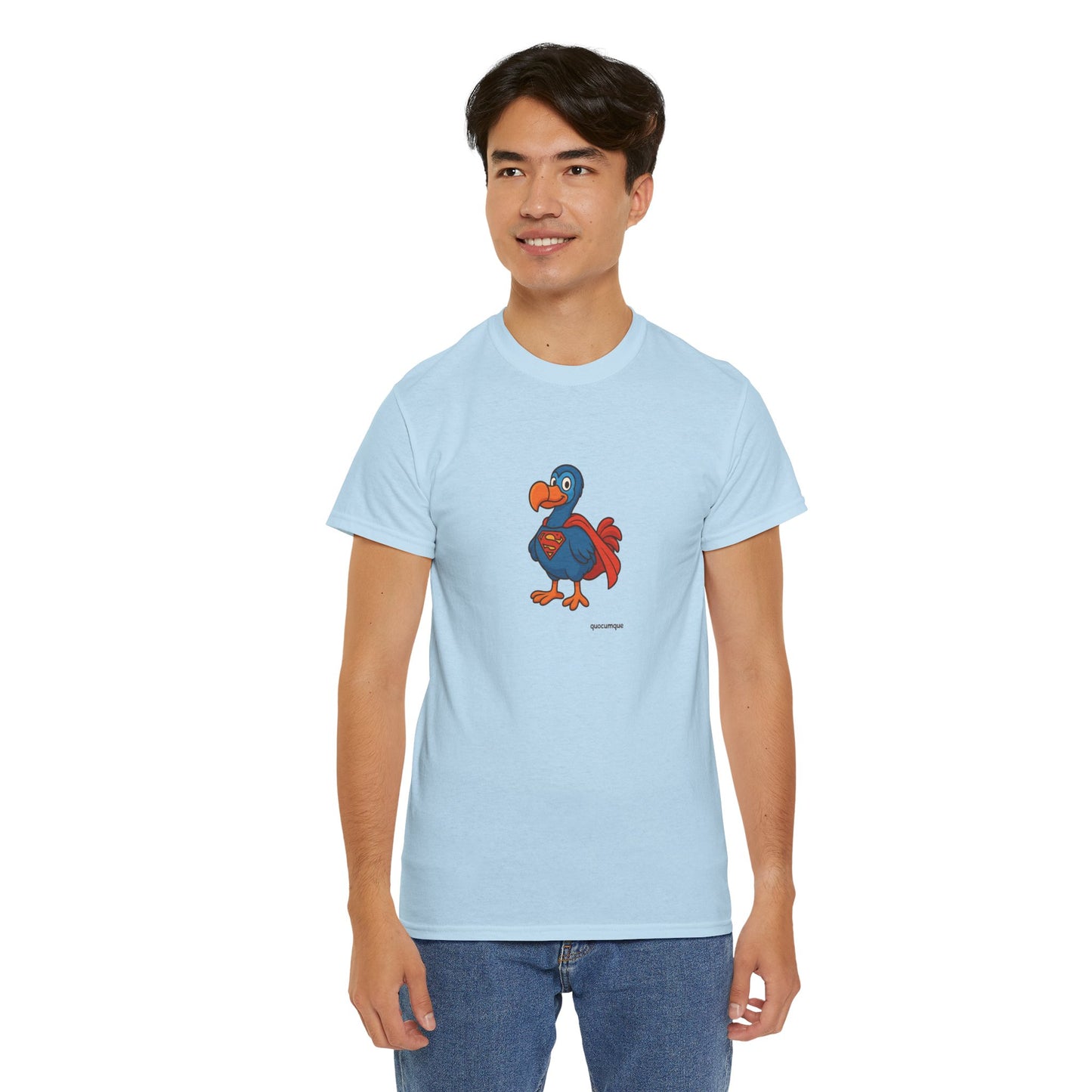 T-shirt Quocumque, " Super Dodo ", Confort, Souvenir Unique, Cadeau, Unisexe, Délicatesse, Homme, Femme, Adulte, Sportif, Liberté, Détente