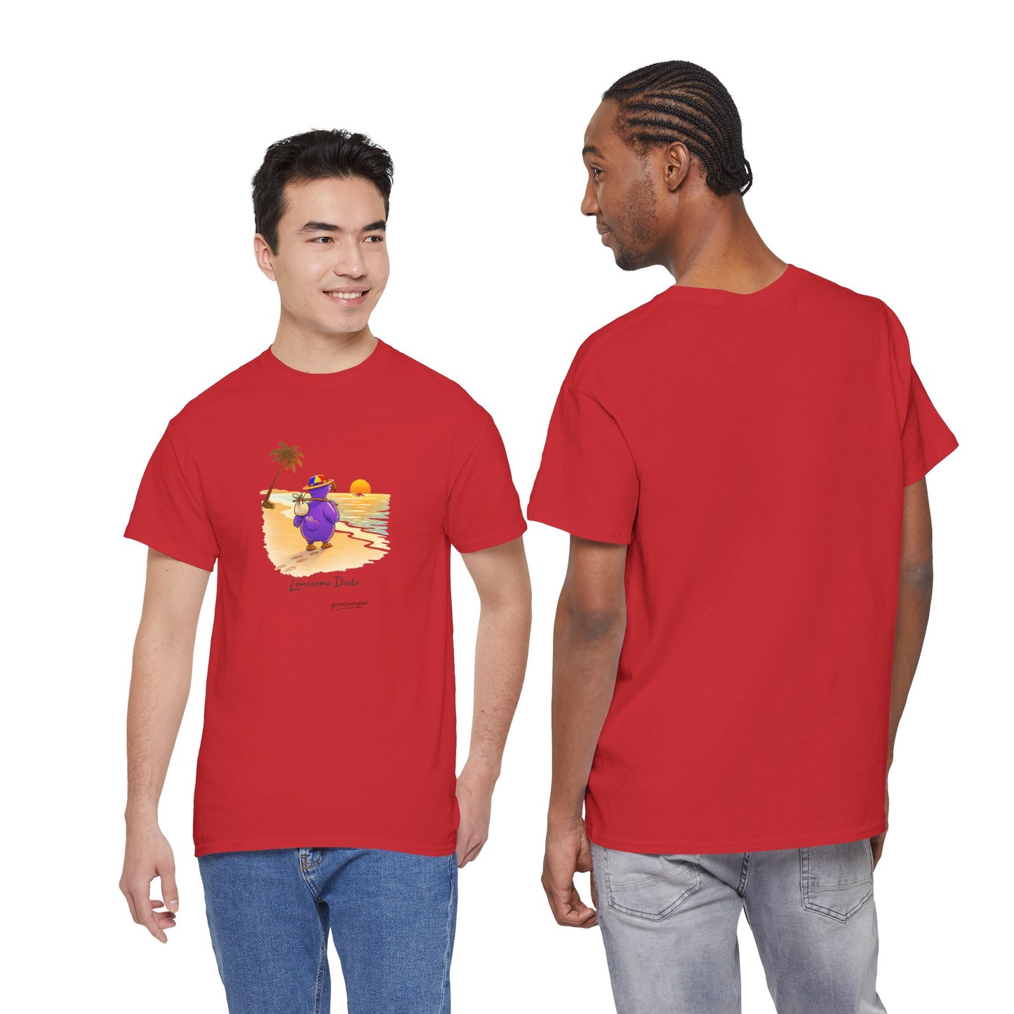 Copy of T-shirt "Lonesome Dodo", Confort Coton, Sobre, Elégant, Souvenir Unique, Cadeau, Unisexe, Esprit Voyageur, Adulte