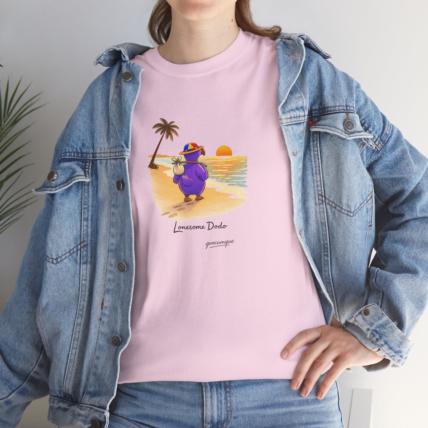 Copy of T-shirt "Lonesome Dodo", Confort Coton, Sobre, Elégant, Souvenir Unique, Cadeau, Unisexe, Esprit Voyageur, Adulte