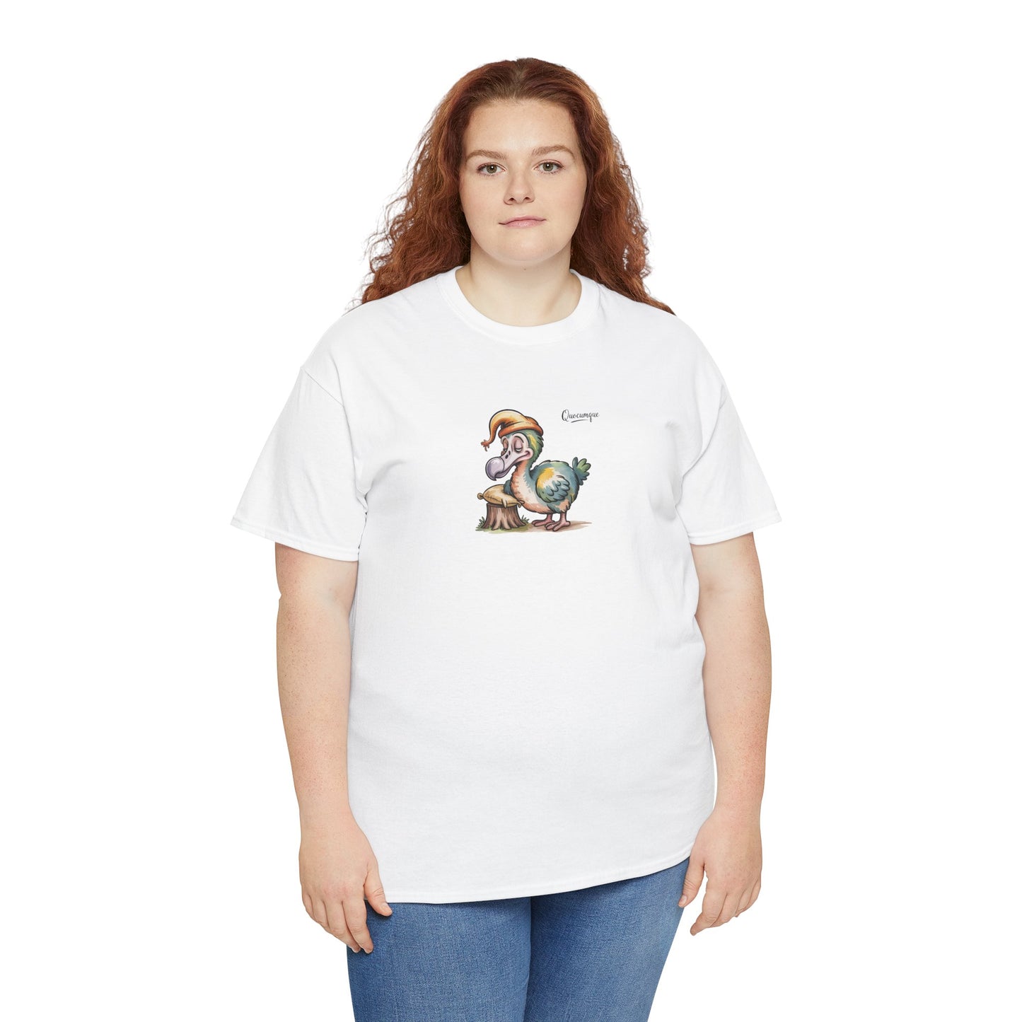 T-shirt " Dodo Ti-Lamp Ti Lamp ", Île de La Réunion, Confort Coton, Elégant, Souvenir Unique, Cadeau, Unisexe, Esprit Voyageur, Créole, Bourbon