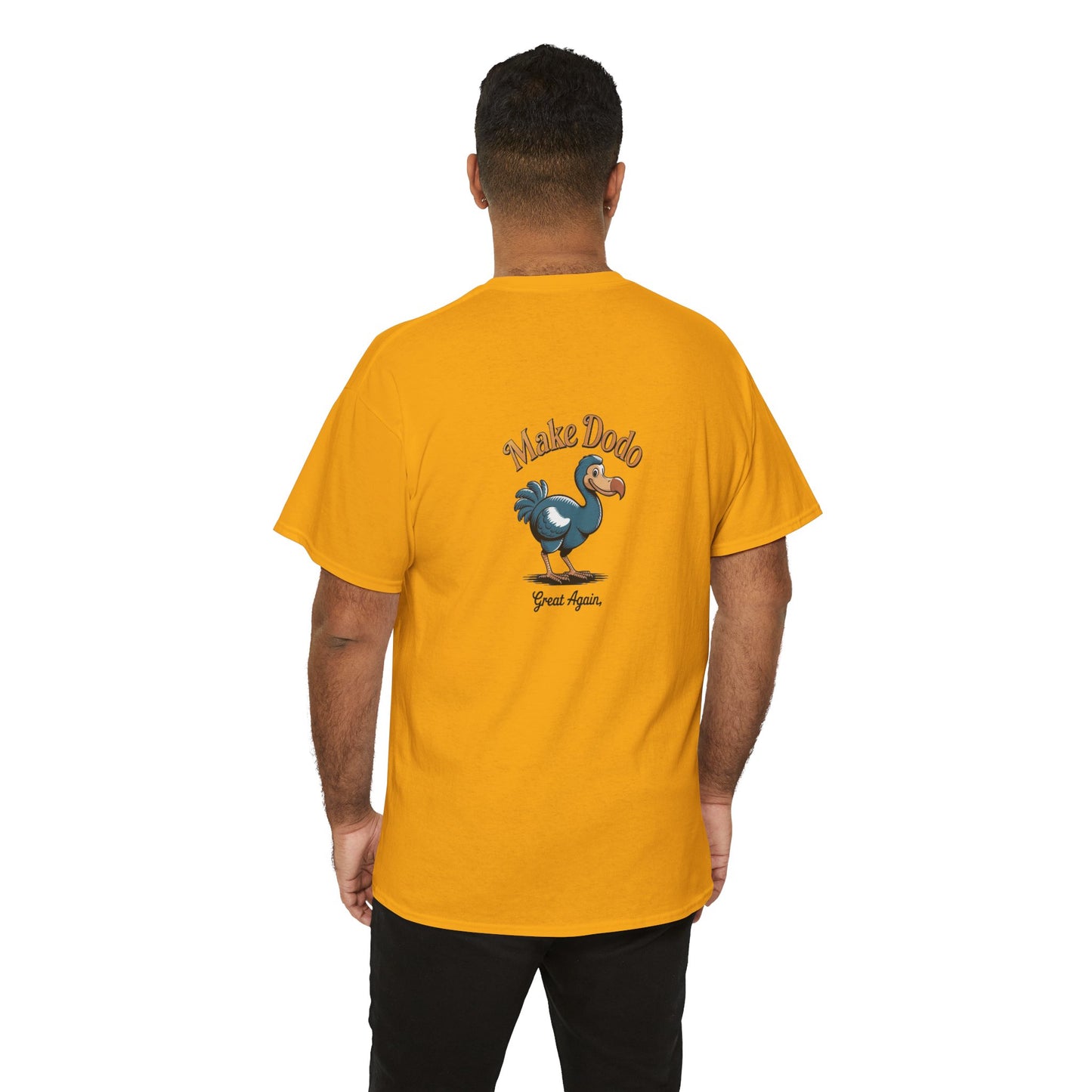T-Shirt "Make Dodo Great Again", Exotisme, Destination Île de La Réunion, Confort Coton, Sobre, Elégant, Souvenir Unique, Cadeau, Unisexe, Esprit Voyageur