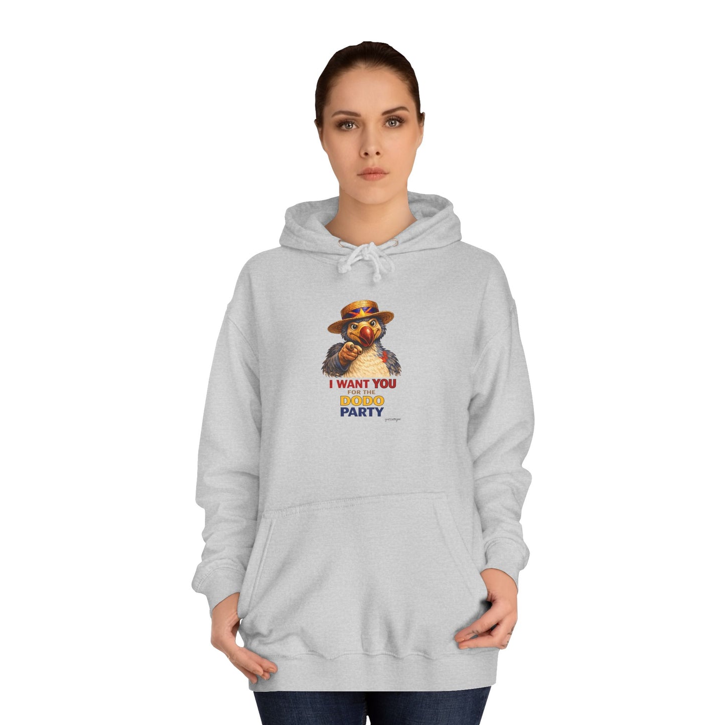 Sweat à Capuche Quocumque " Dodo Party" pour Adulte, Hoodie, Unisexe, Élégance, Sobriété, Homme, Femme, Animal Totem
