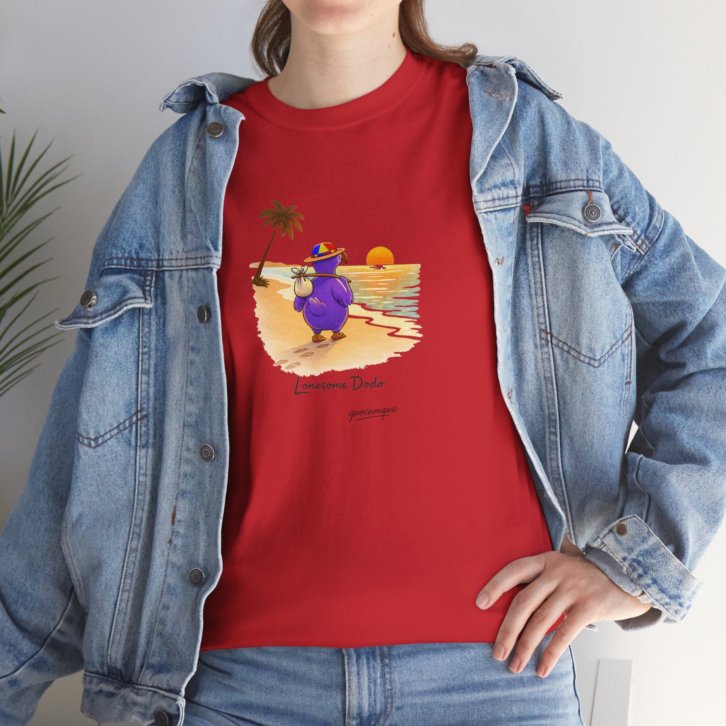 Copy of T-shirt "Lonesome Dodo", Confort Coton, Sobre, Elégant, Souvenir Unique, Cadeau, Unisexe, Esprit Voyageur, Adulte