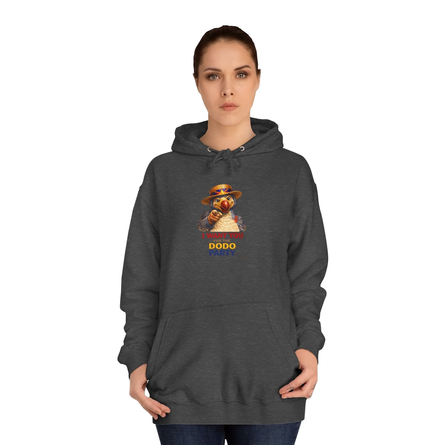 Sweat à Capuche Quocumque " Dodo Party" pour Adulte, Hoodie, Unisexe, Élégance, Sobriété, Homme, Femme, Animal Totem